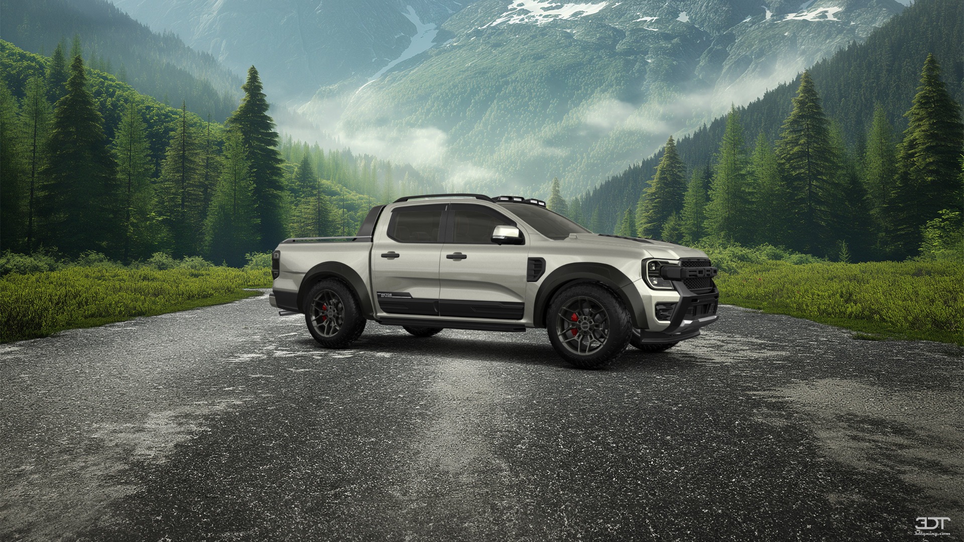 Ford Ranger 4 Door pickup truck 2022 tuning