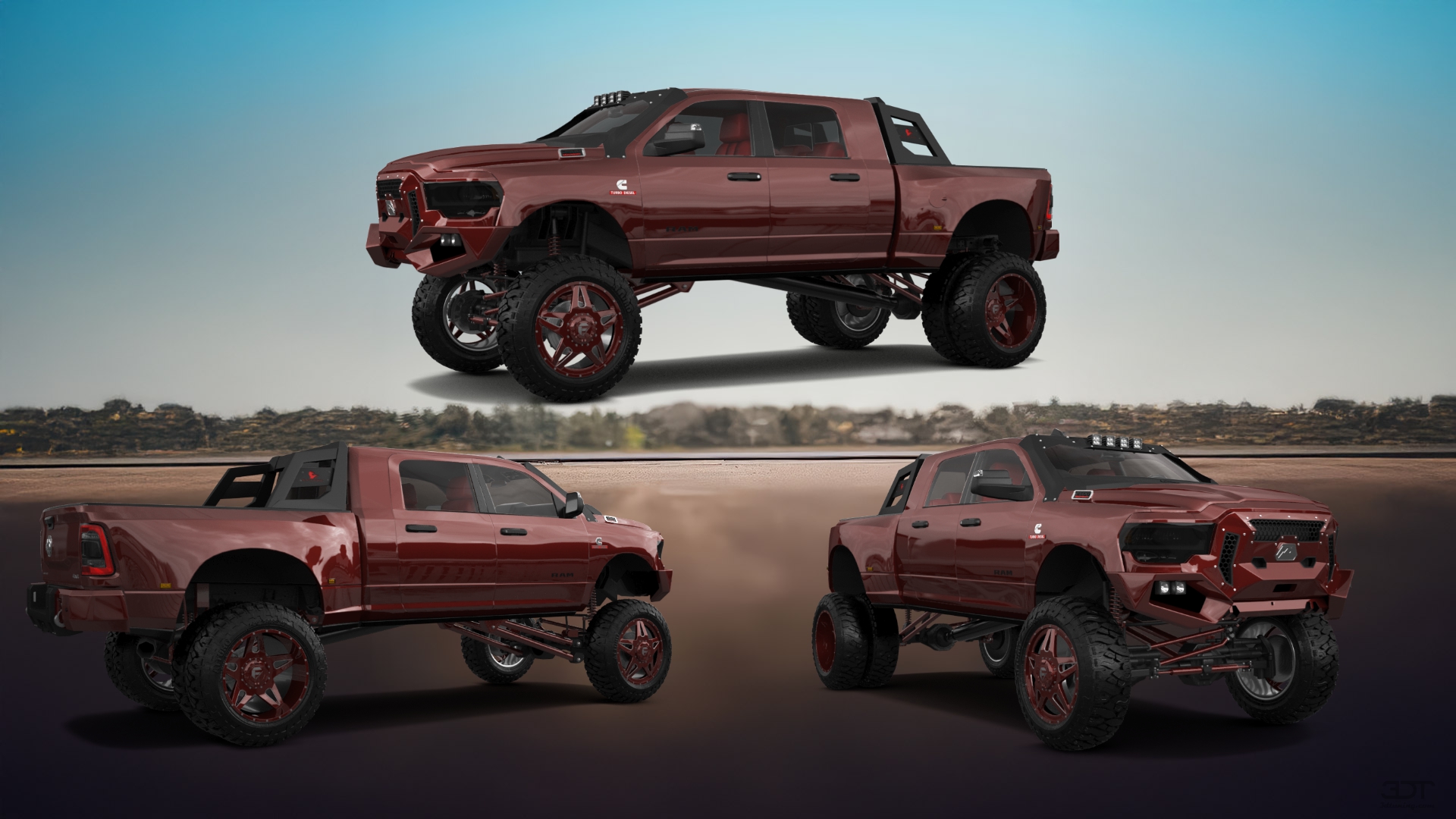 Dodge Ram 3500 4 Door pickup truck 2020 tuning