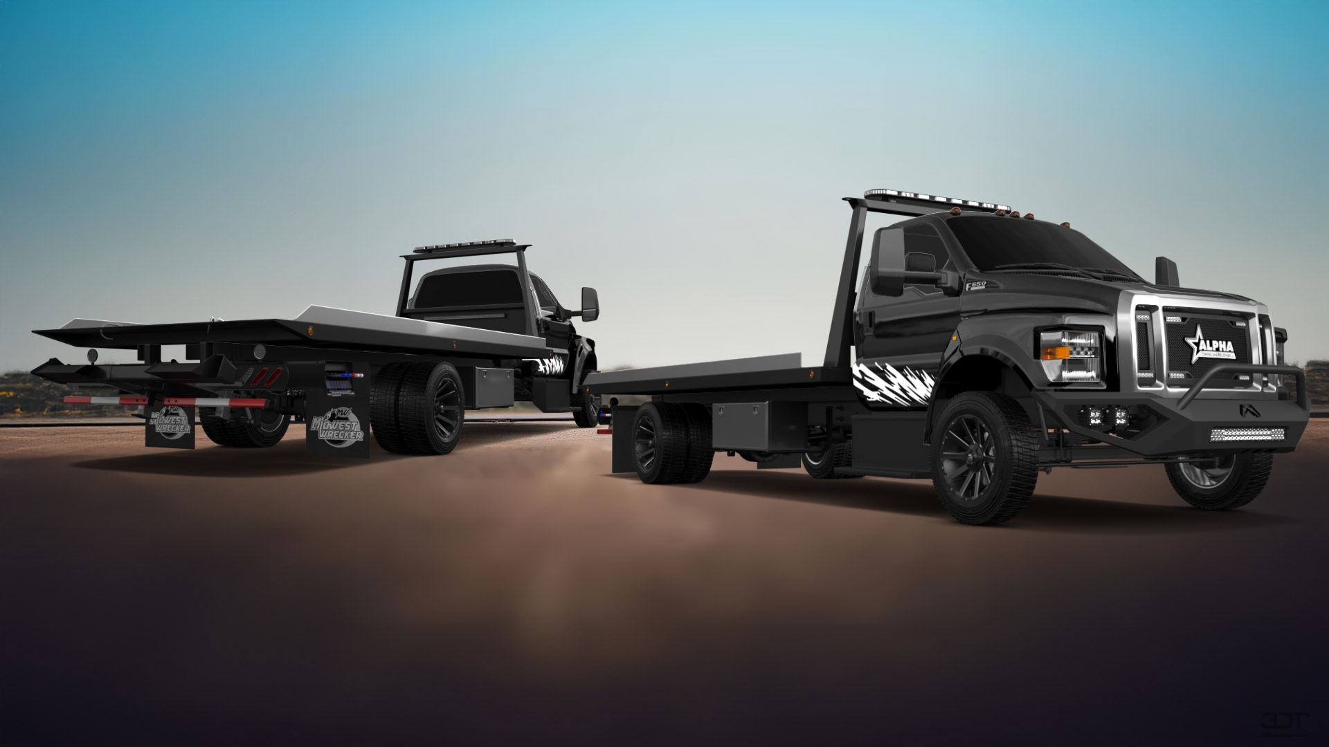 Ford F-650 Tow Truck Pickup 2016 tuning