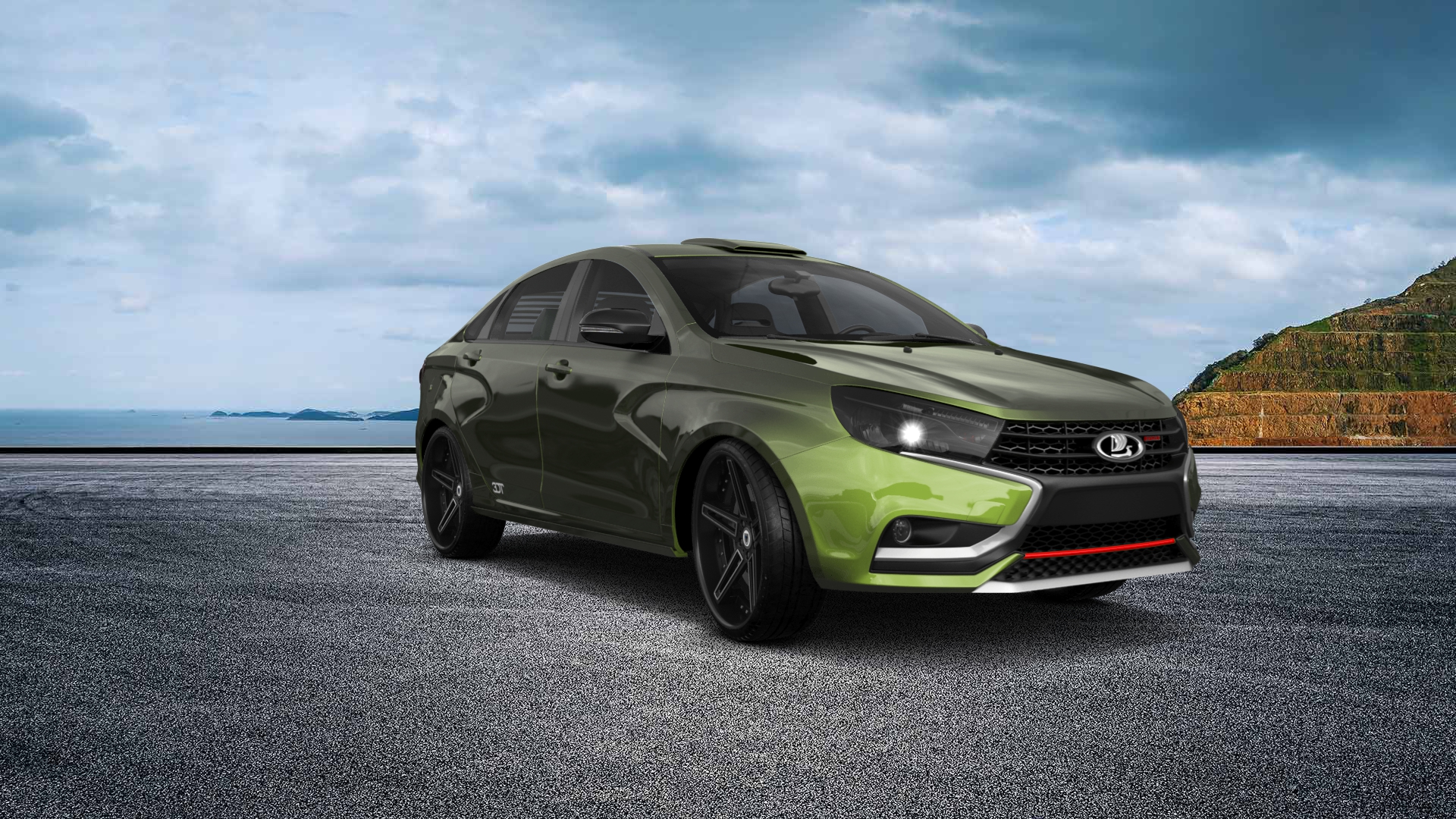 Lada Vesta 4 Door Saloon 2016 tuning