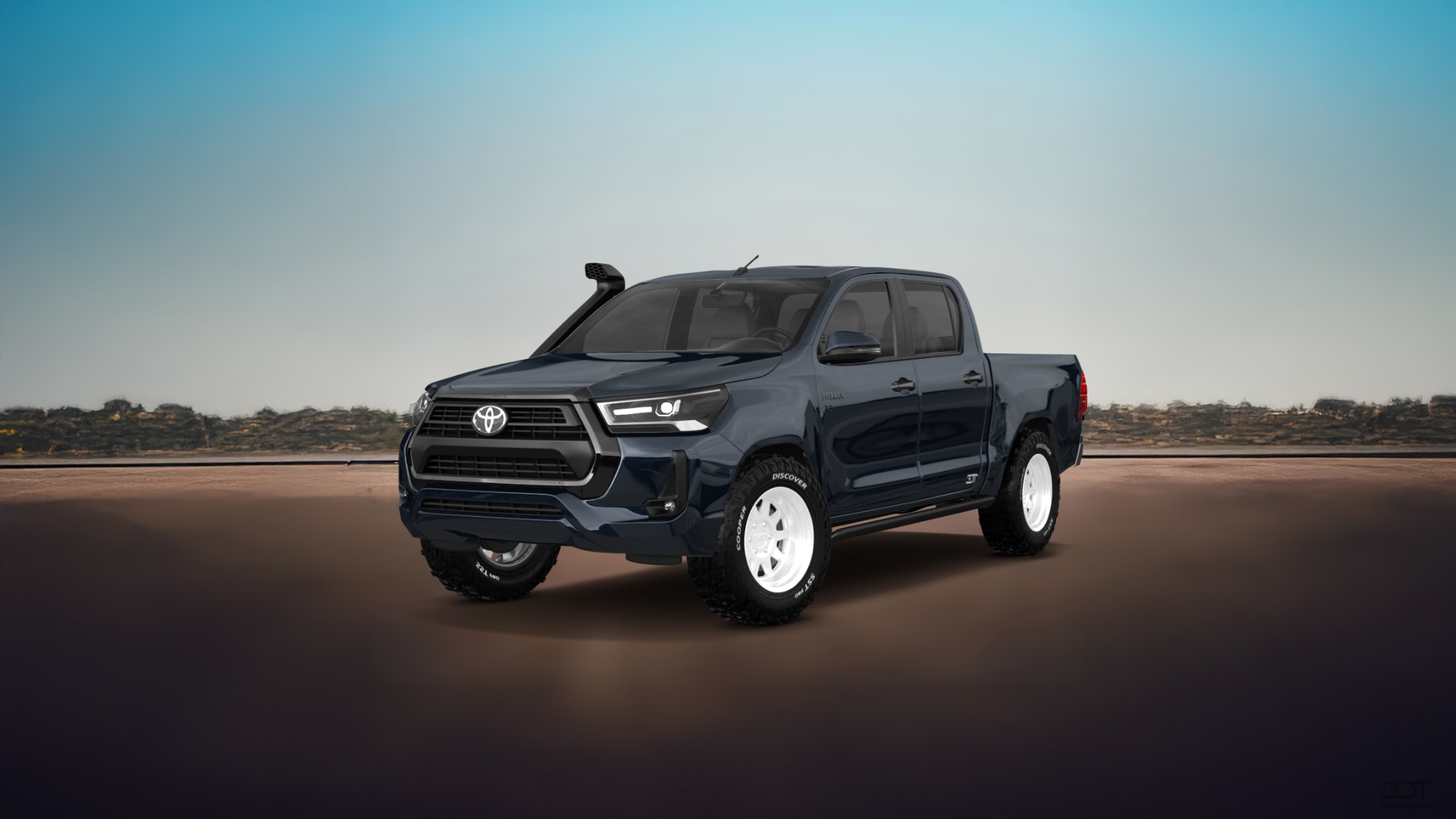 Toyota Hilux Double Cab 4 Door pickup truck 2015 tuning