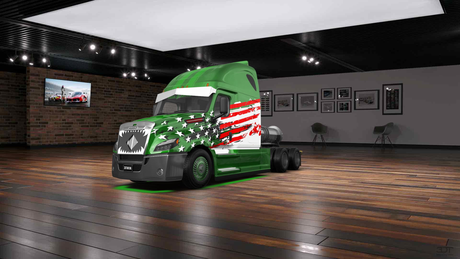 Freightliner Cascadia Sleeper Cab Truck 2018 tuning