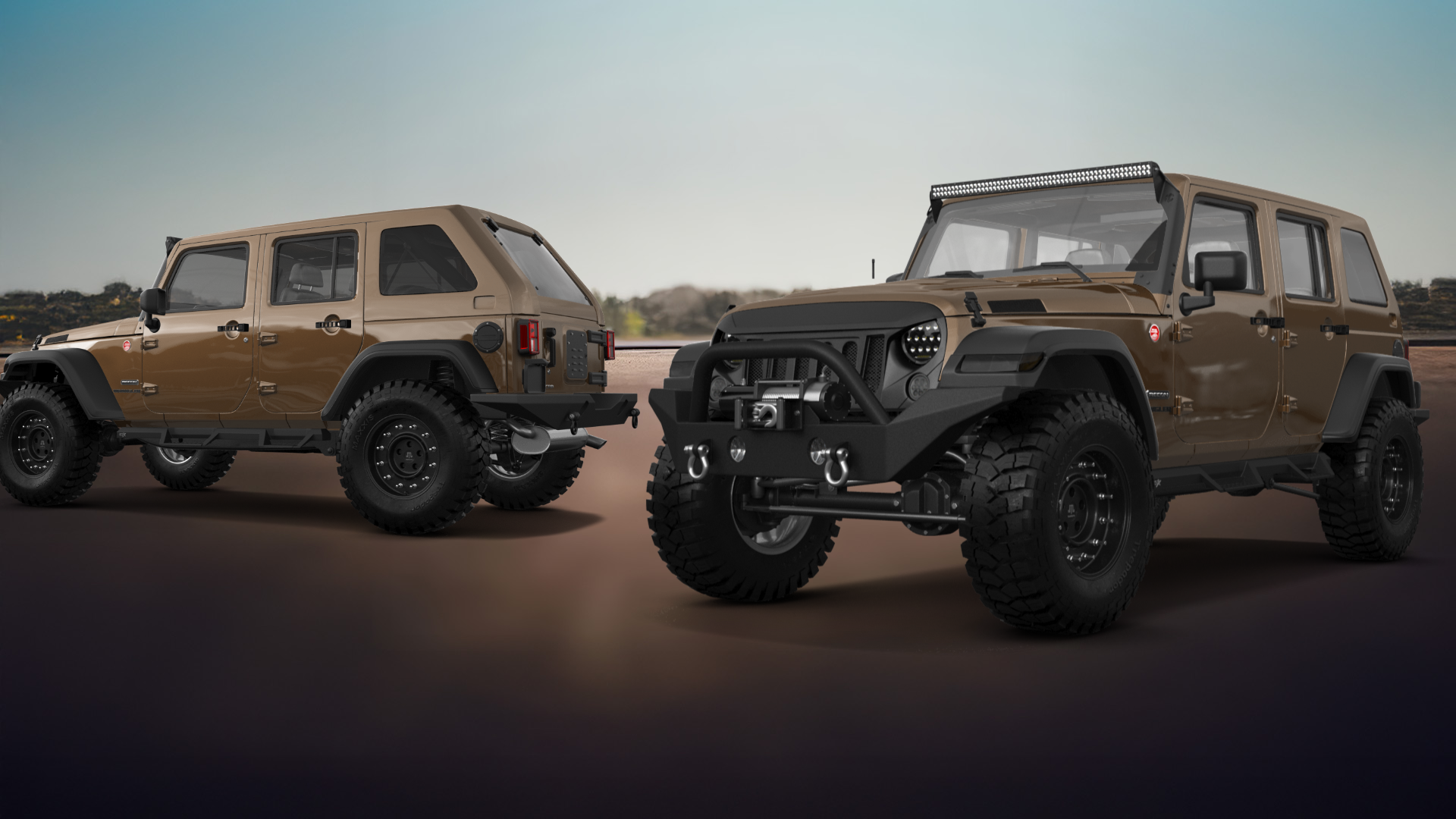 Tuning Jeep Wrangler Unlimited JK Rubicon Recon 4 Door SUV 2017