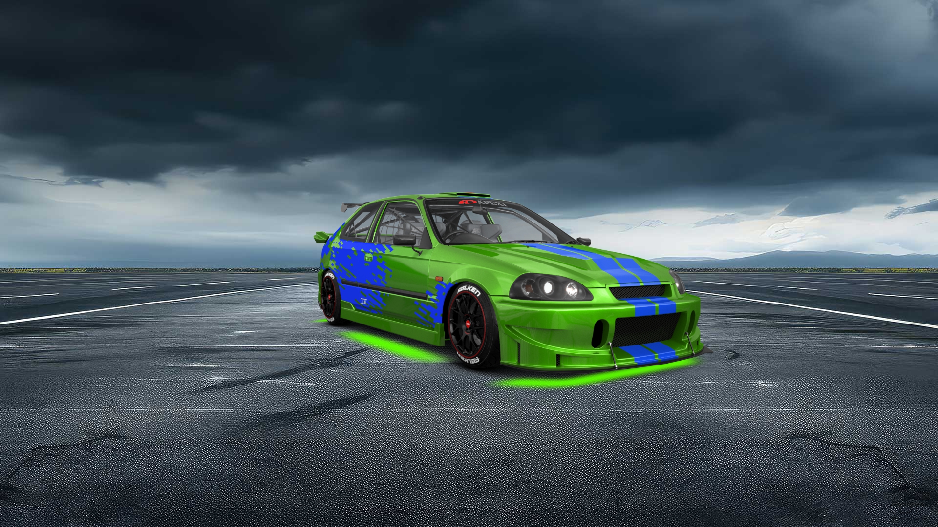 Honda Civic 3 Door Hatchback 1997 tuning