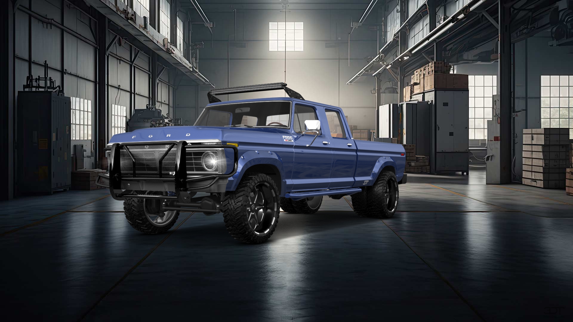 Ford F-350 Dually 4 Door pickup truck 1973