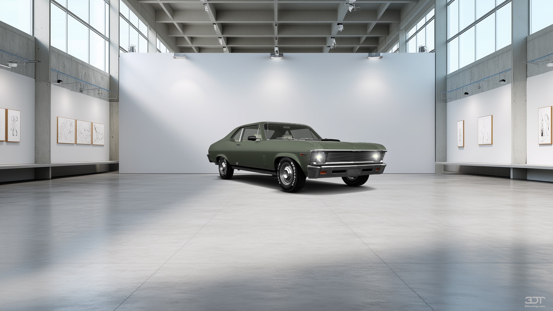 Tuning Chevrolet Chevy II Nova 2 Door Coupe 1968