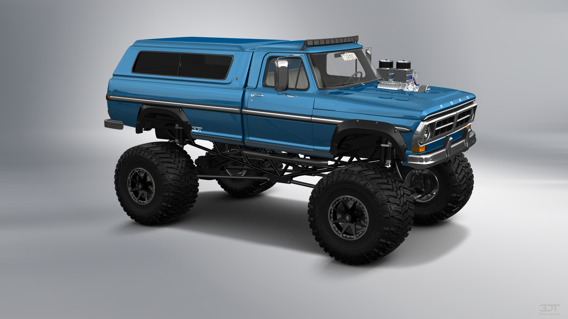Ford F-250 2 Door pickup truck 1971