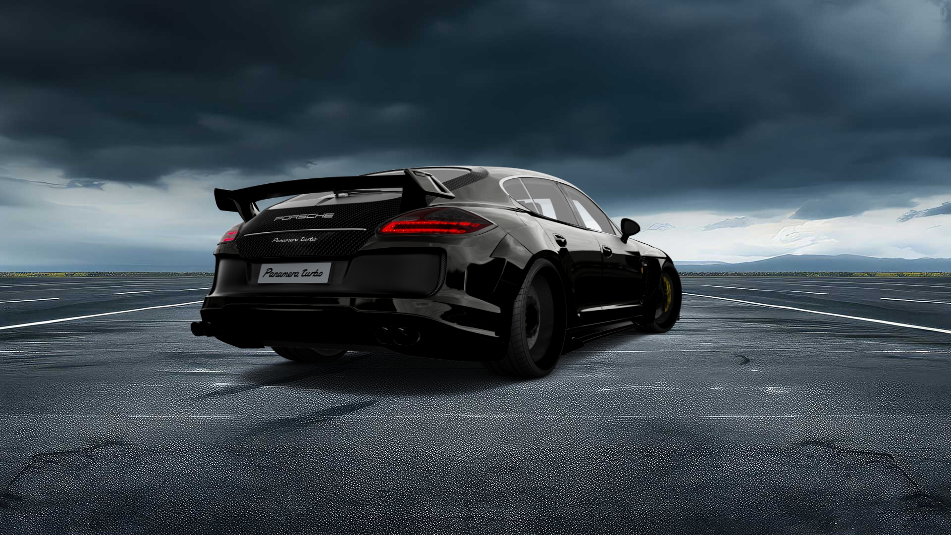 Porsche Panamera 4 door fastback saloon 2011 tuning