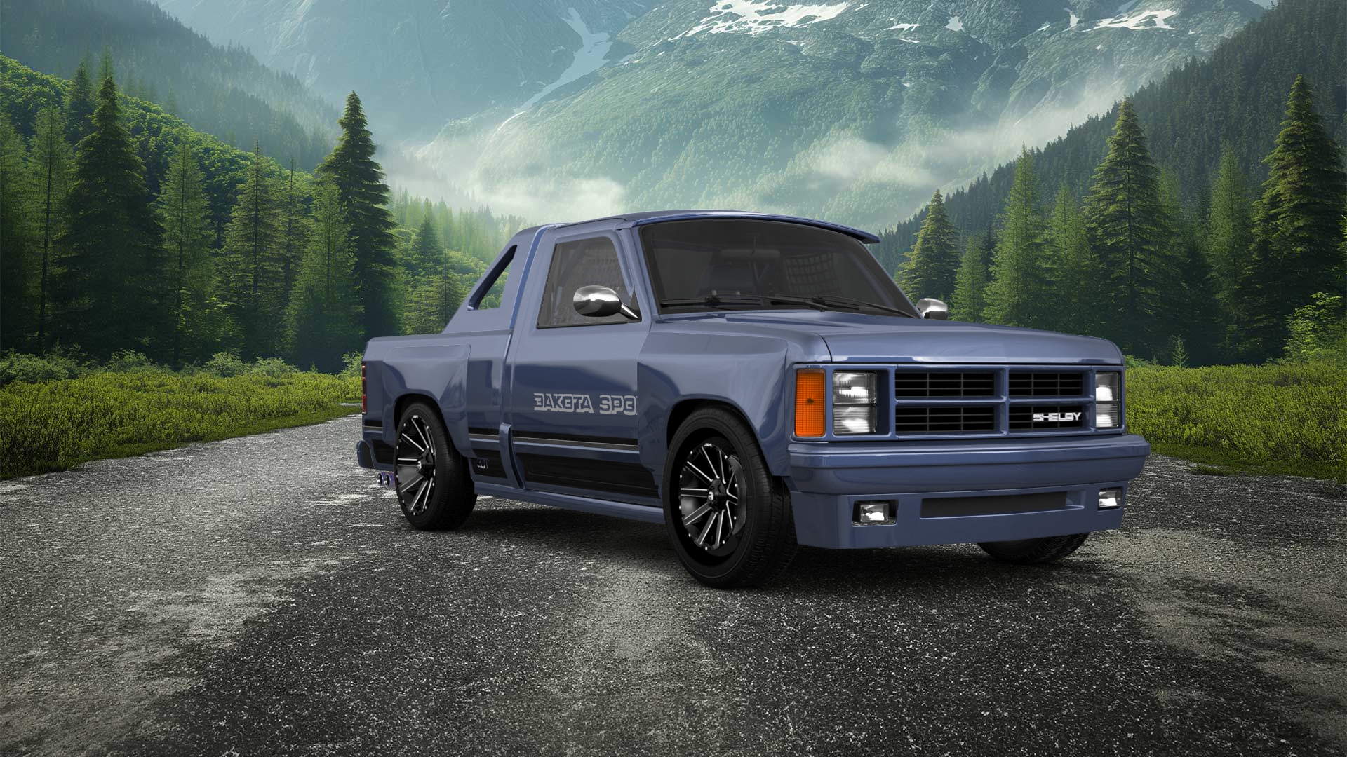 Dodge Dakota Regular Cab 2 Door pickup truck 1987 tuning