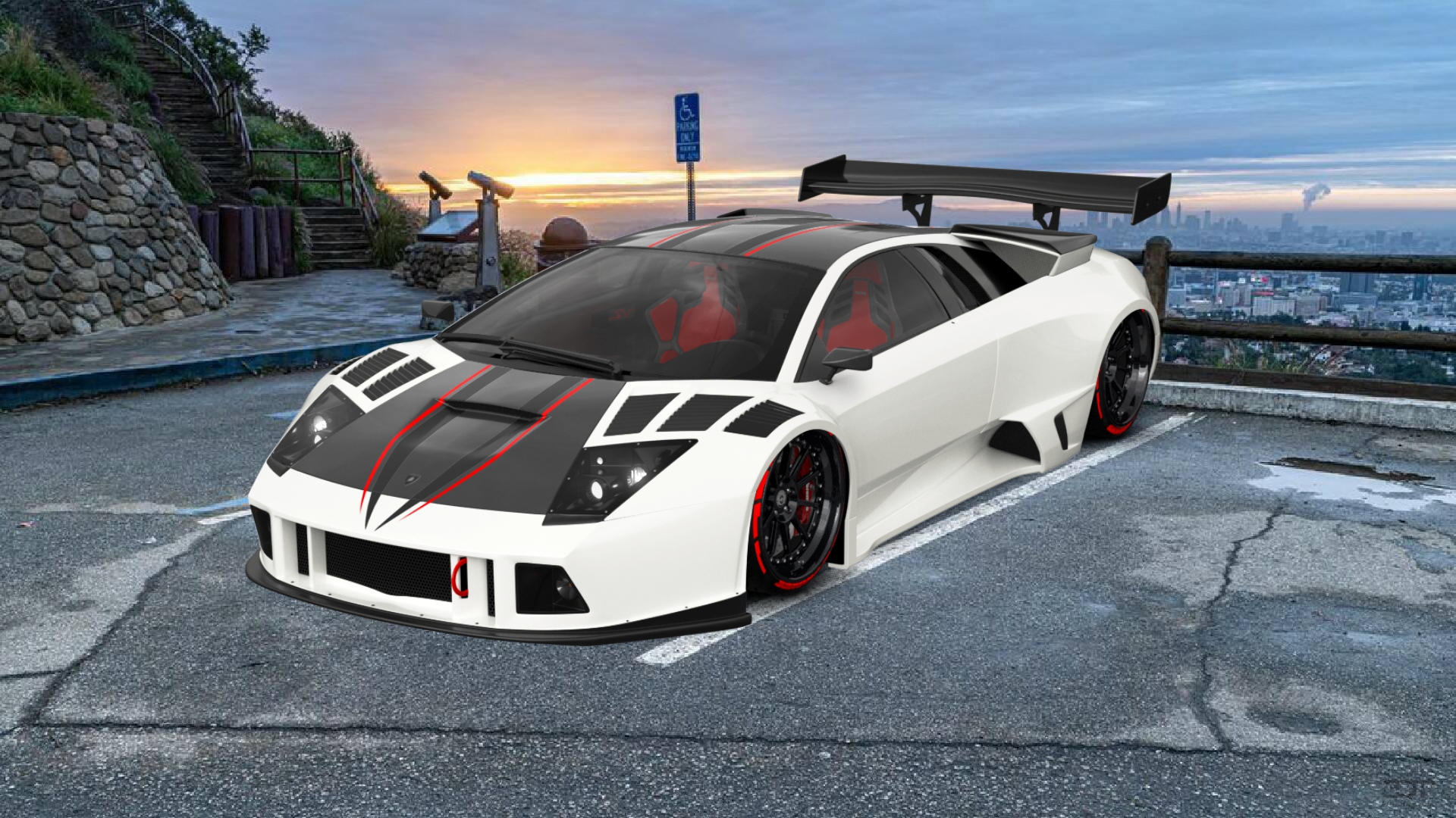 Lamborghini Murcielago 2 Door Coupe 2001 tuning