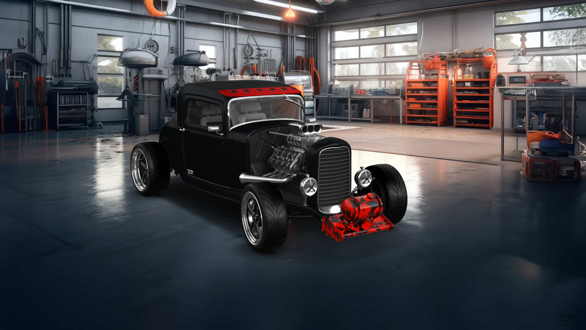 Ford Model B Deluxe 2 Door Coupe 1932