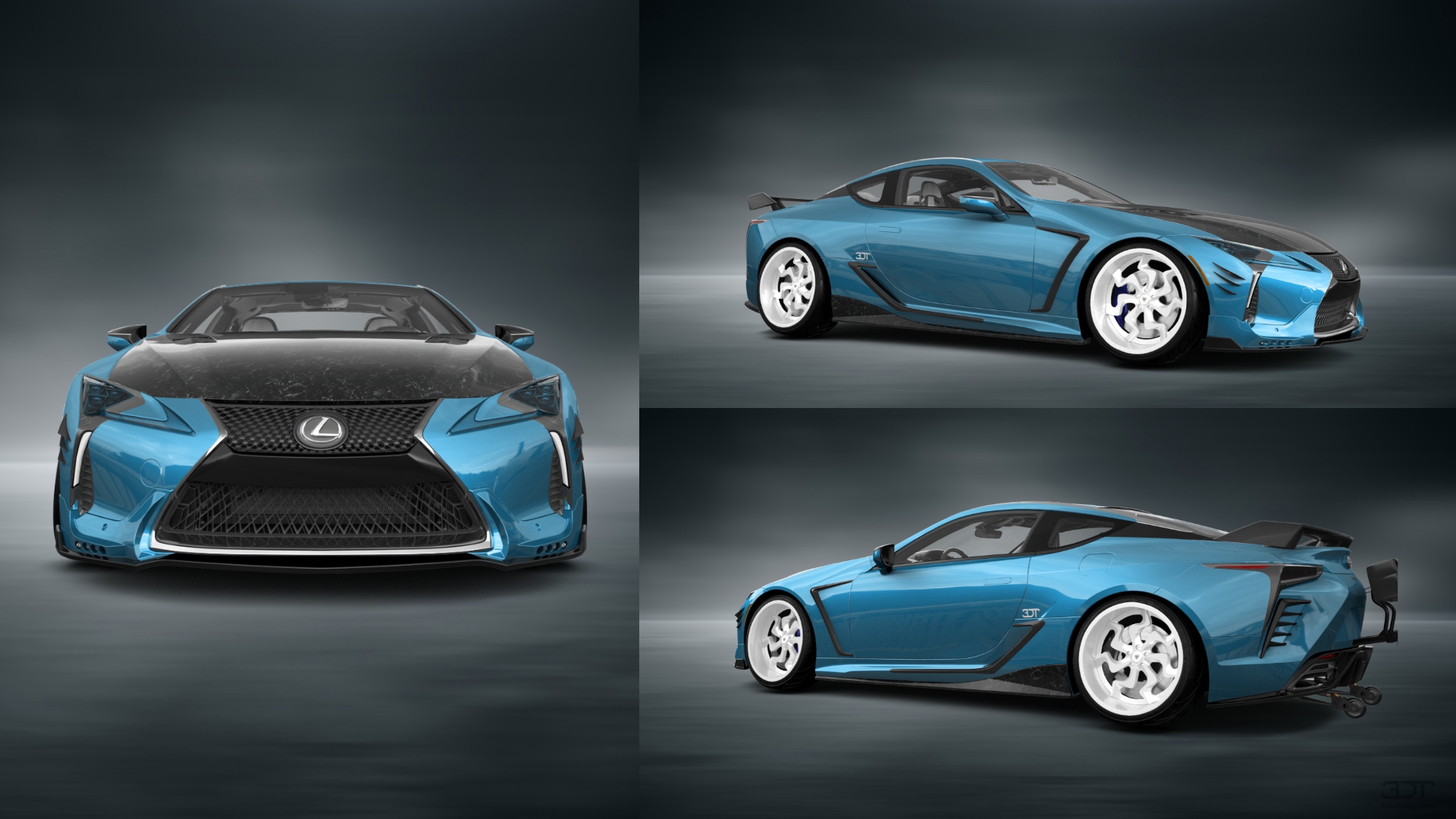 Lexus LC500 2 door fastback coupe 2017 tuning