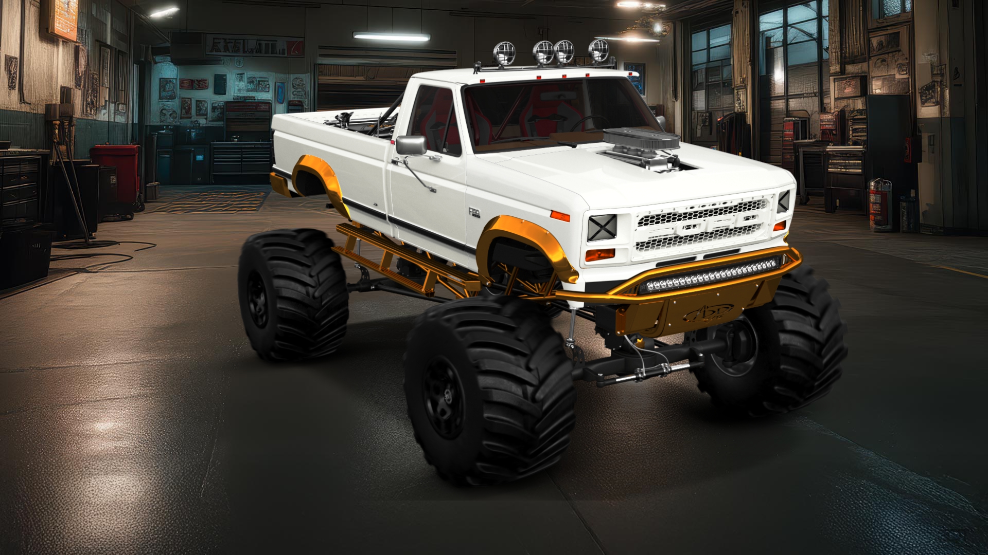 Ford F-150 2 Door pickup truck 1986 tuning