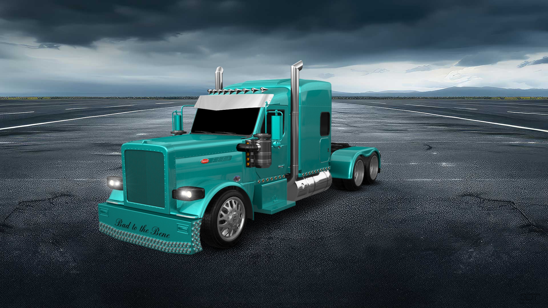 Peterbilt 589 Sleeper Cab Truck 2024 tuning
