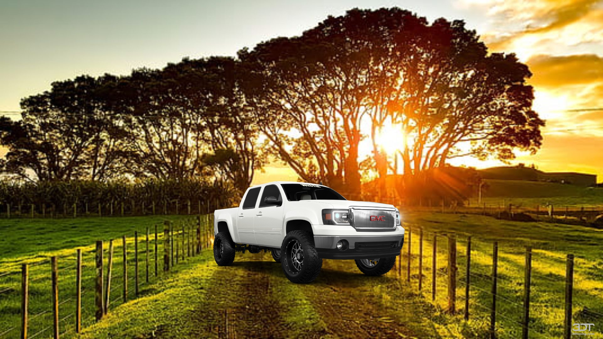 GMC Sierra 1500 Crew Cab 5.8 ft box 4 Door pickup truck 2007