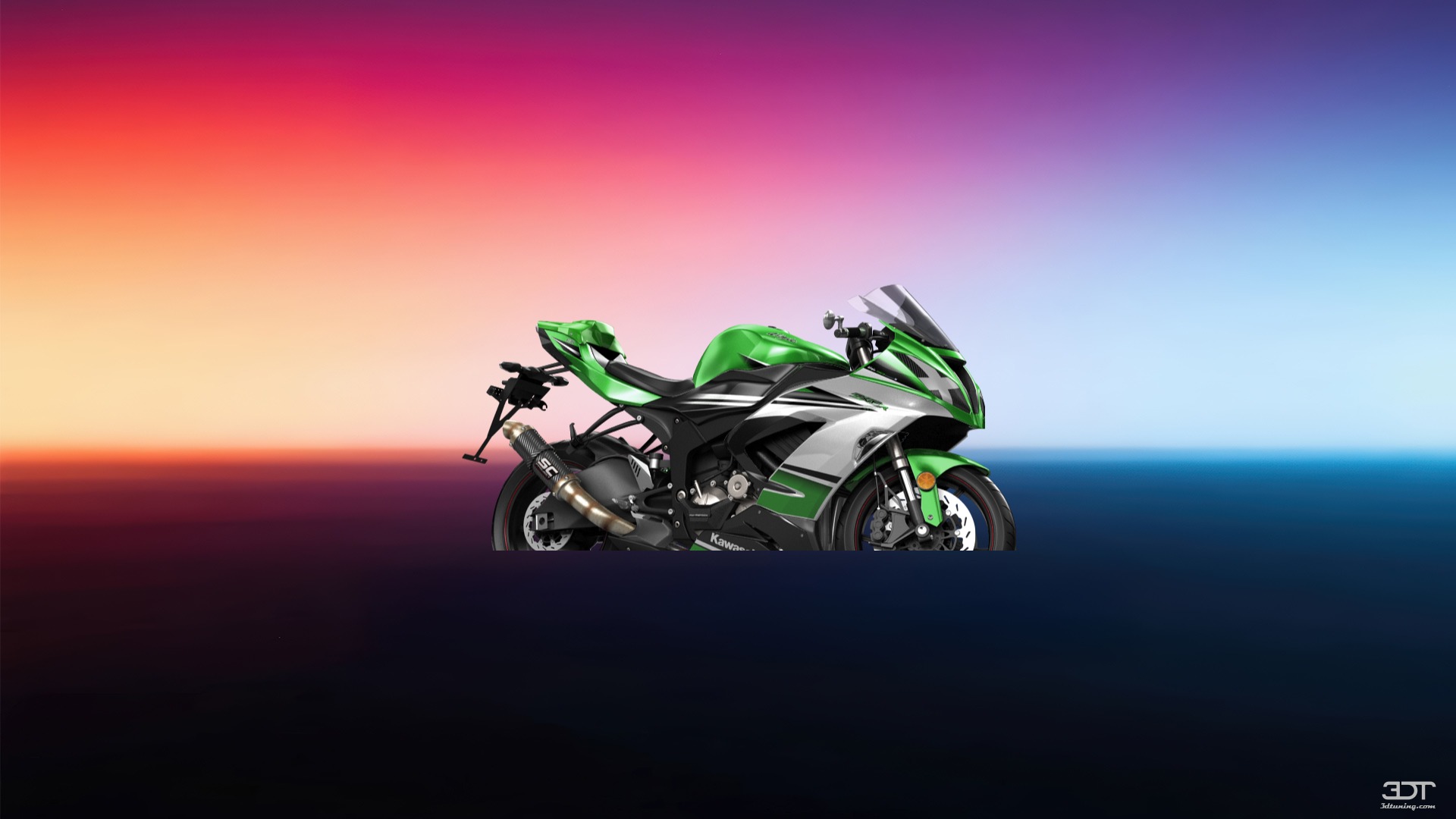 Kawasaki Ninja ZX 6R 2015 — featuring Wheels, Belly Pans, side