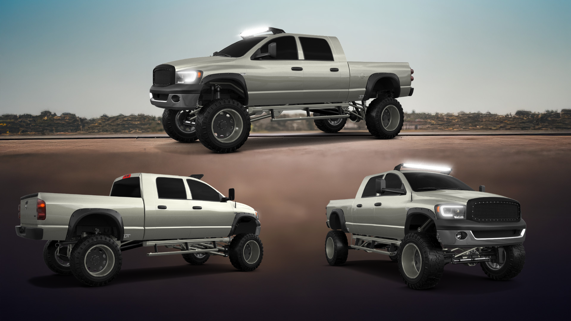 Dodge Ram 2500 4 Door pickup truck 2007 tuning