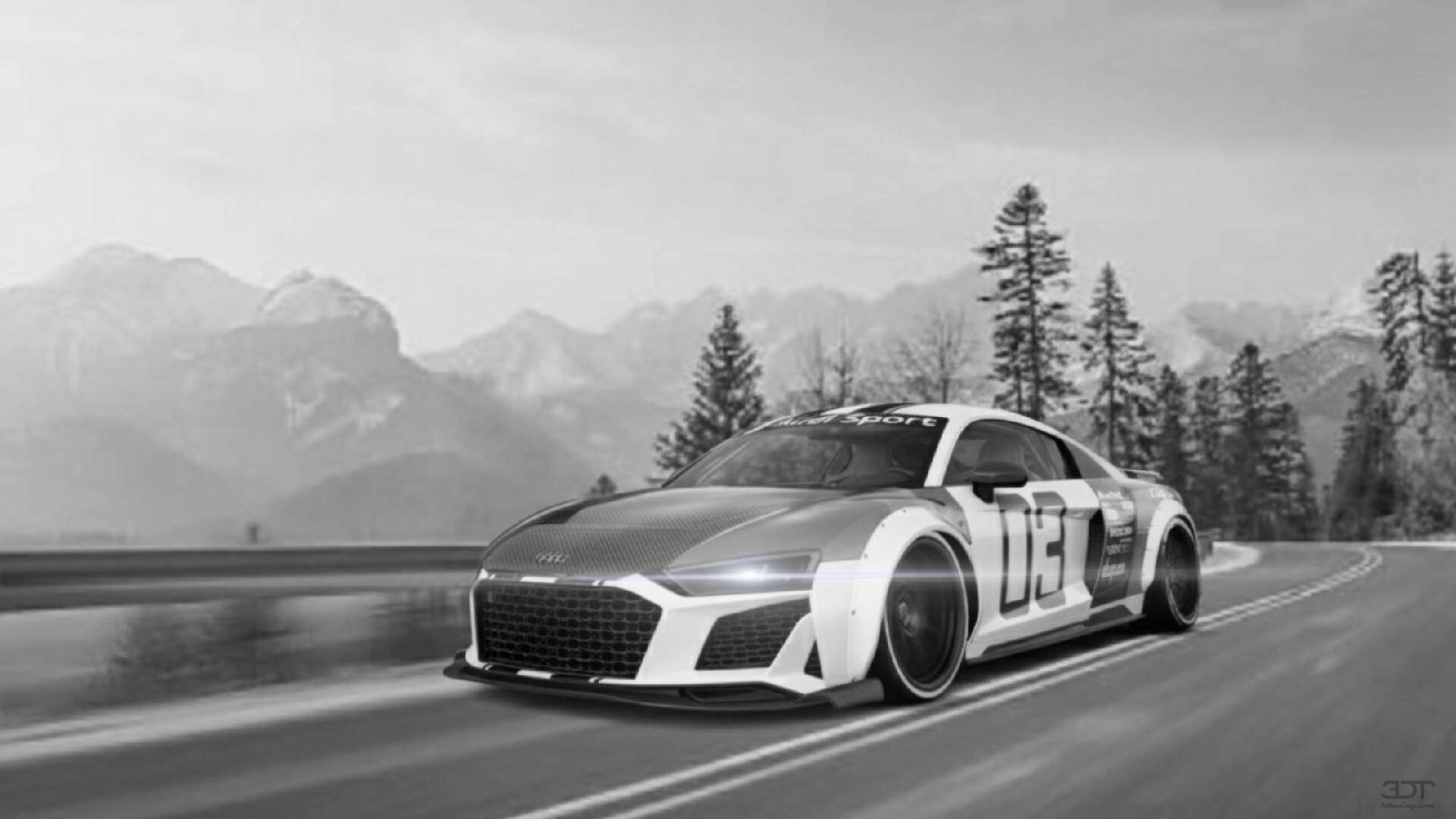 Audi R8 2019 — Red 👌's build with 48 parts | 3DTuning