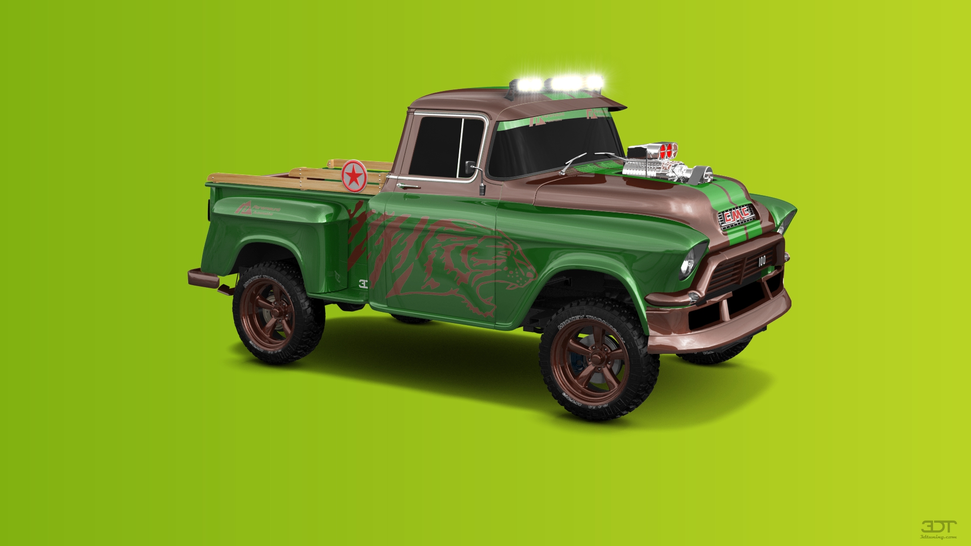 GMC 100 Stepside 2 Door pickup truck 1957