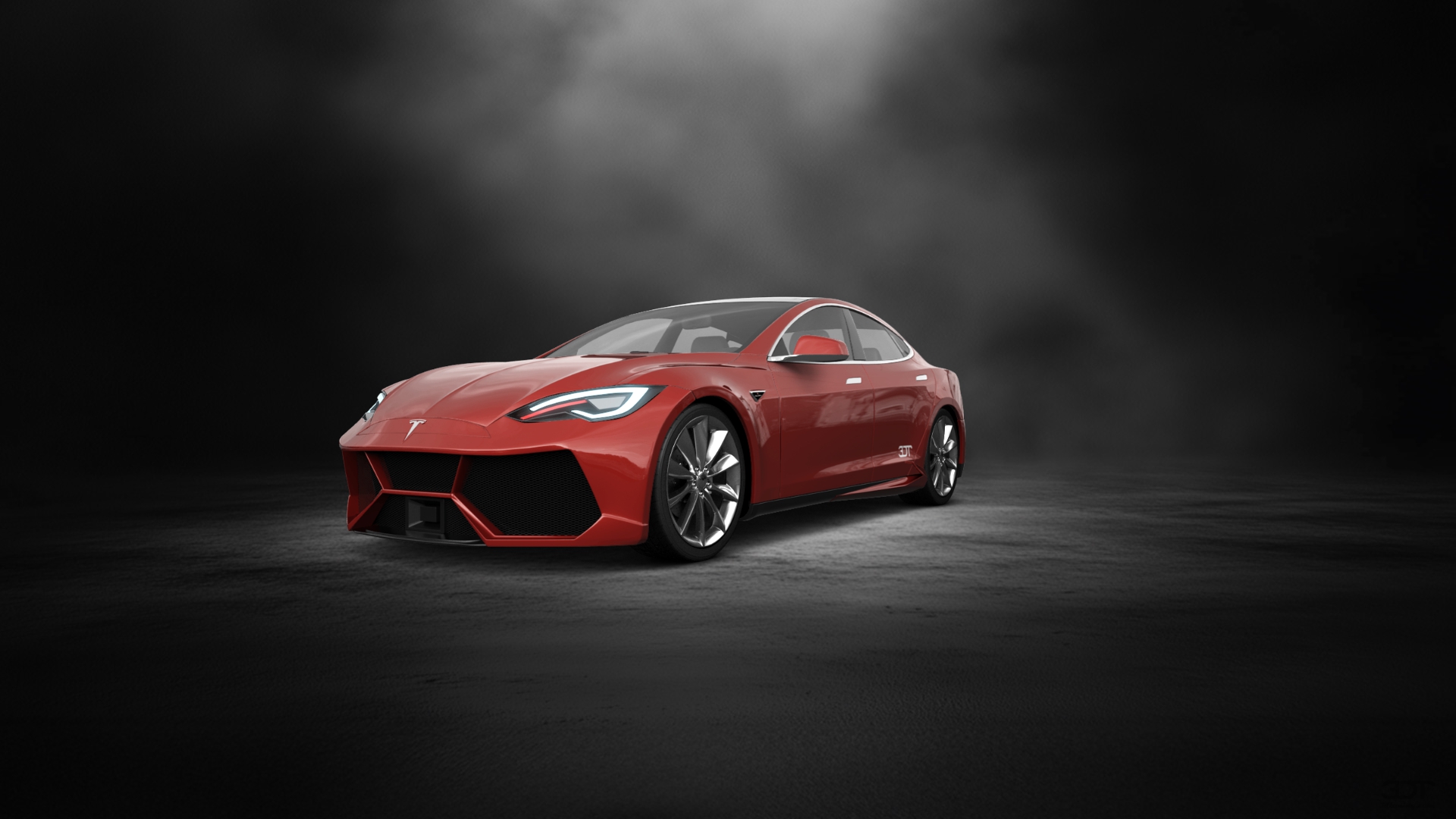 Tesla Model S 5 Door Liftback 2013 tuning