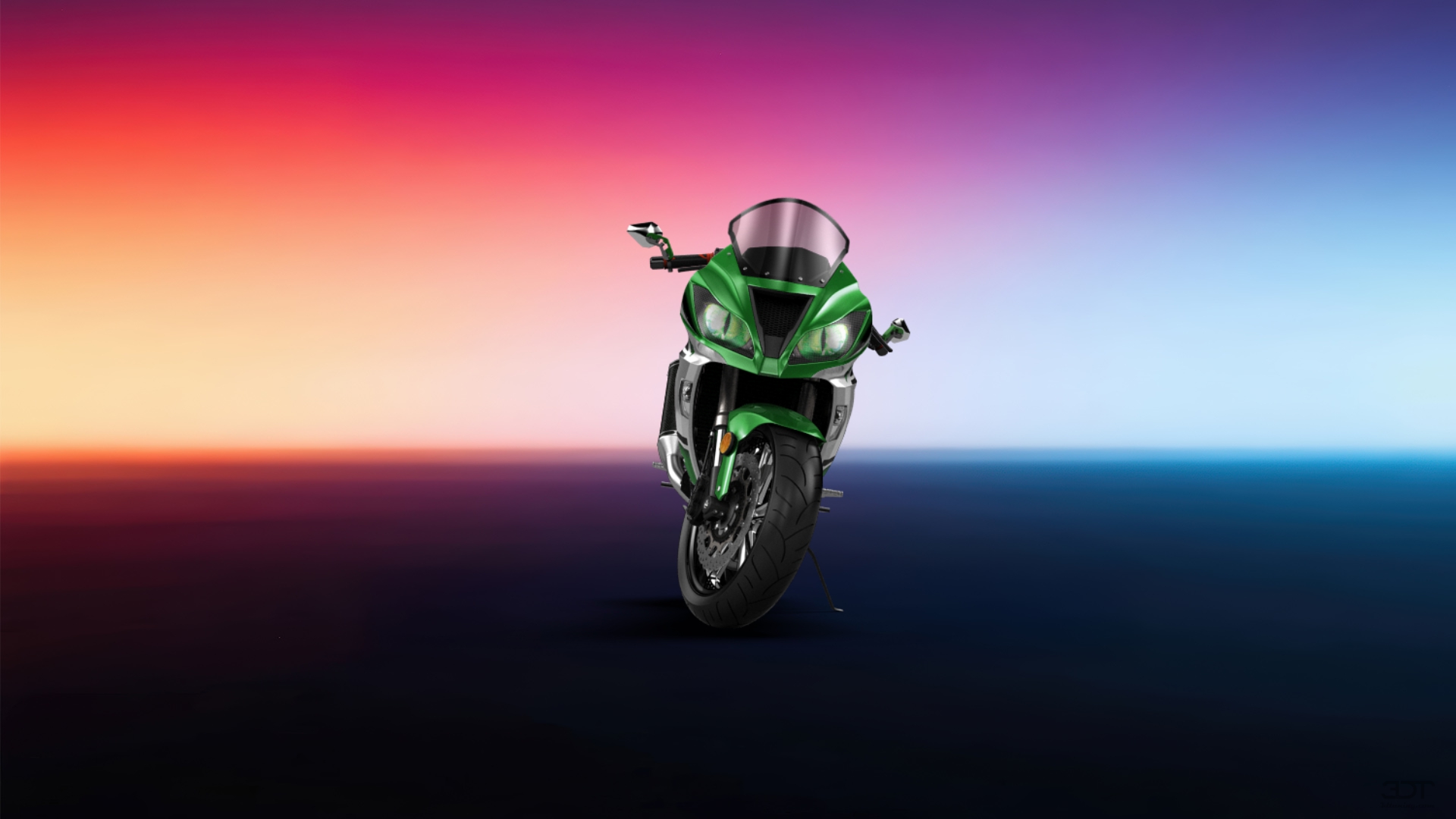 Kawasaki Ninja ZX 6R Sport Bike 2015 tuning