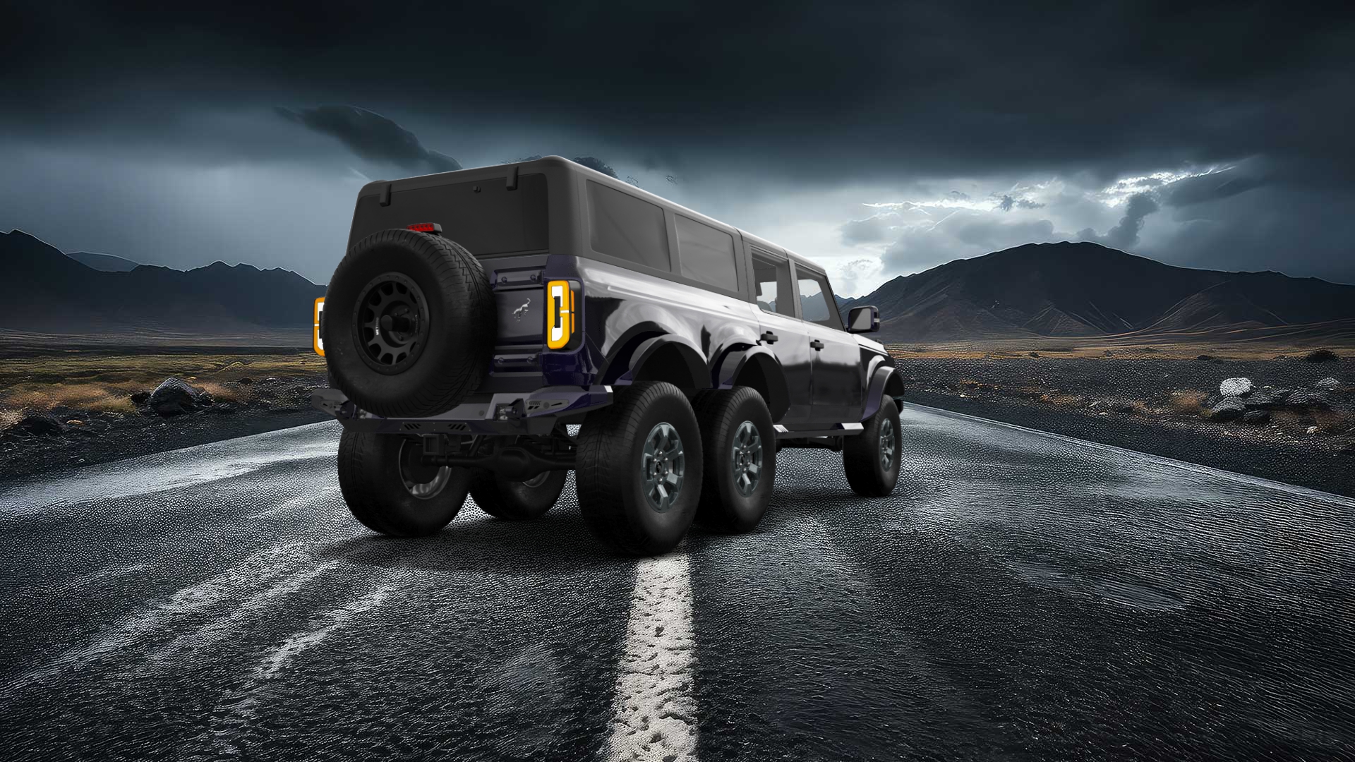 Ford Bronco 6X6 4 Door pickup truck 2021 Images