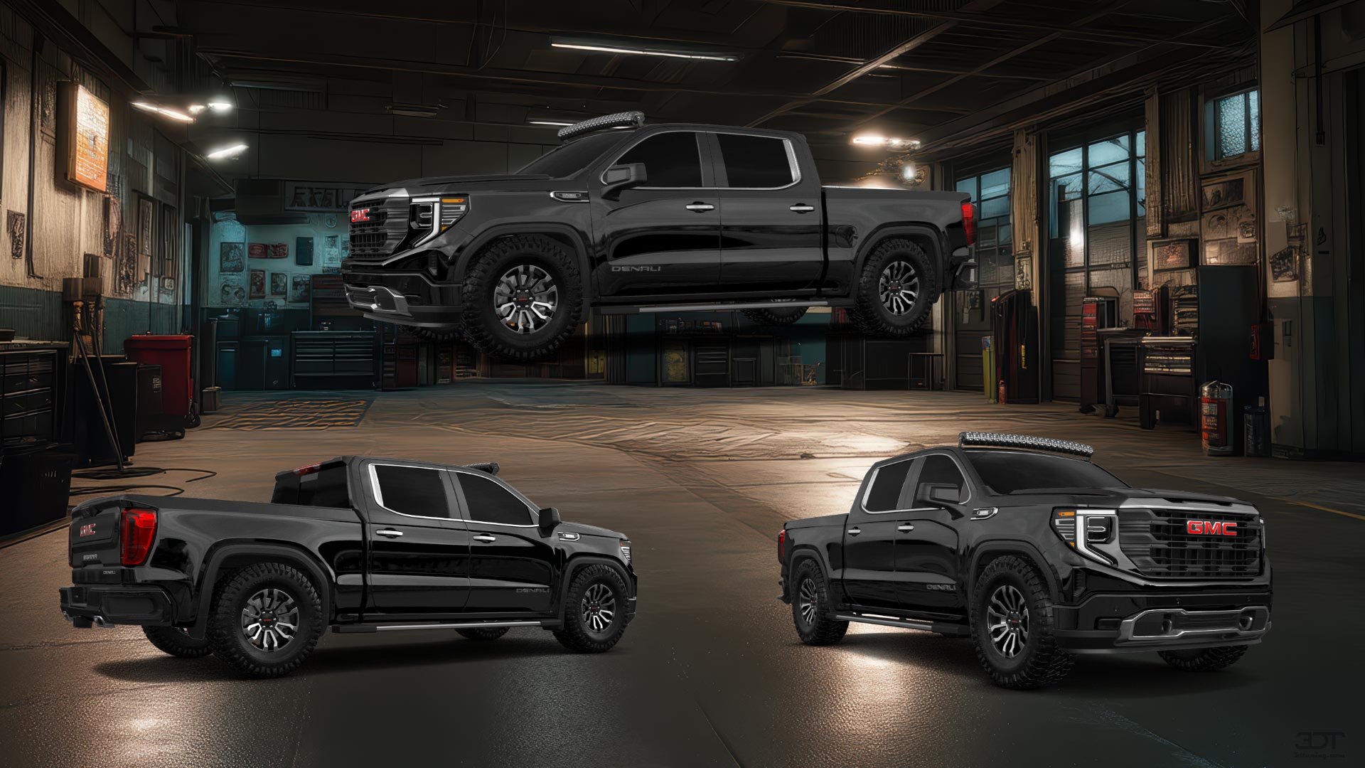 GMC Sierra 1500 Crew Cab 5.8 ft box 4 Door pickup truck 2023 tuning