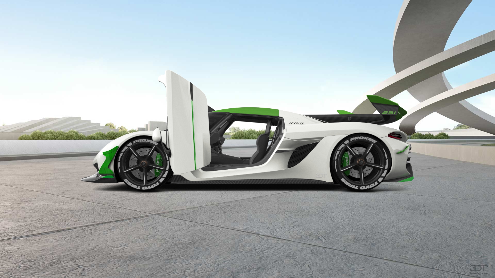 Koenigsegg Jesko 2 door targa top 2020