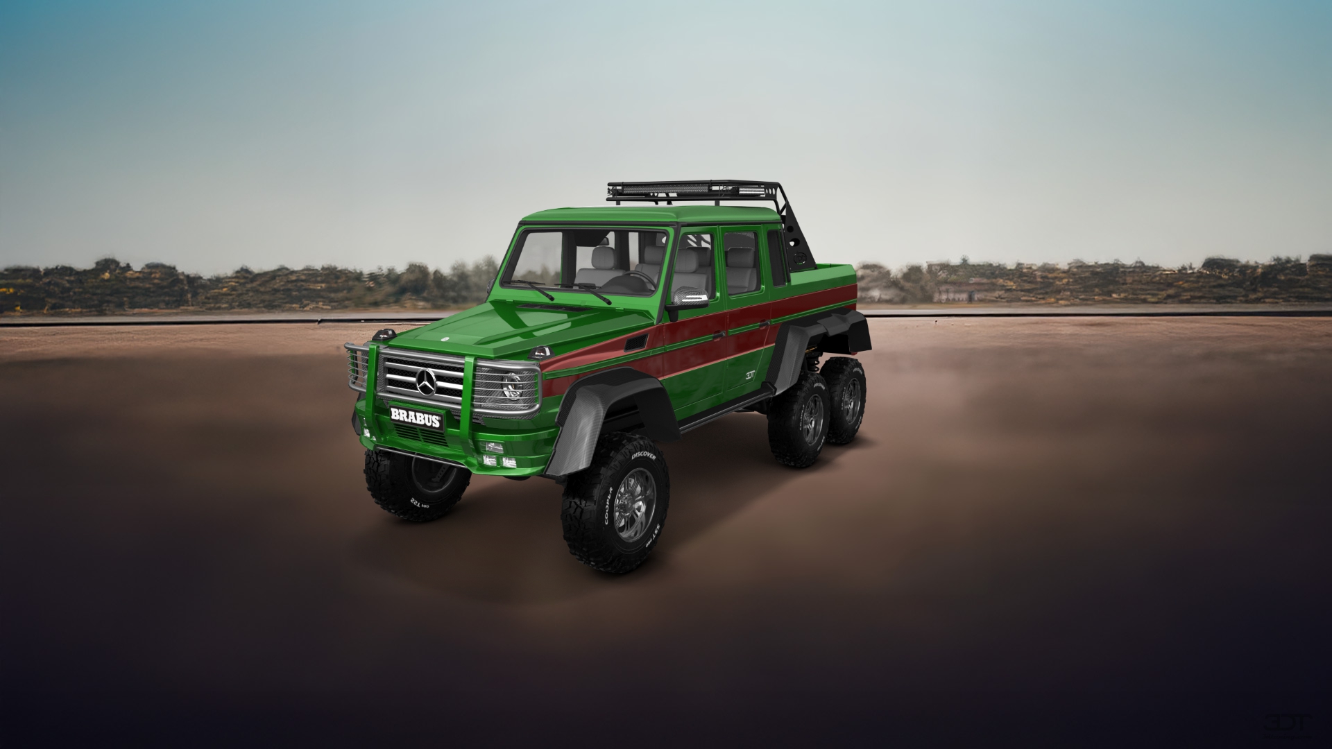 Mercedes G 63 AMG 6x6 4 Door pickup truck 2013 tuning