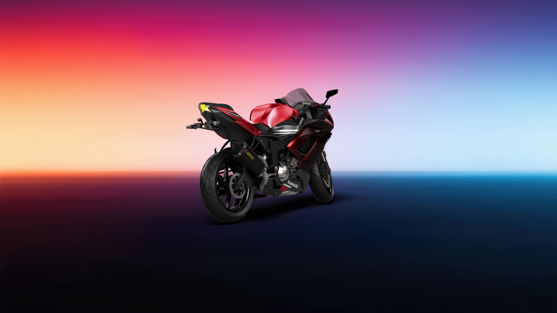 Kawasaki Ninja ZX 6R Sport Bike 2015 tuning