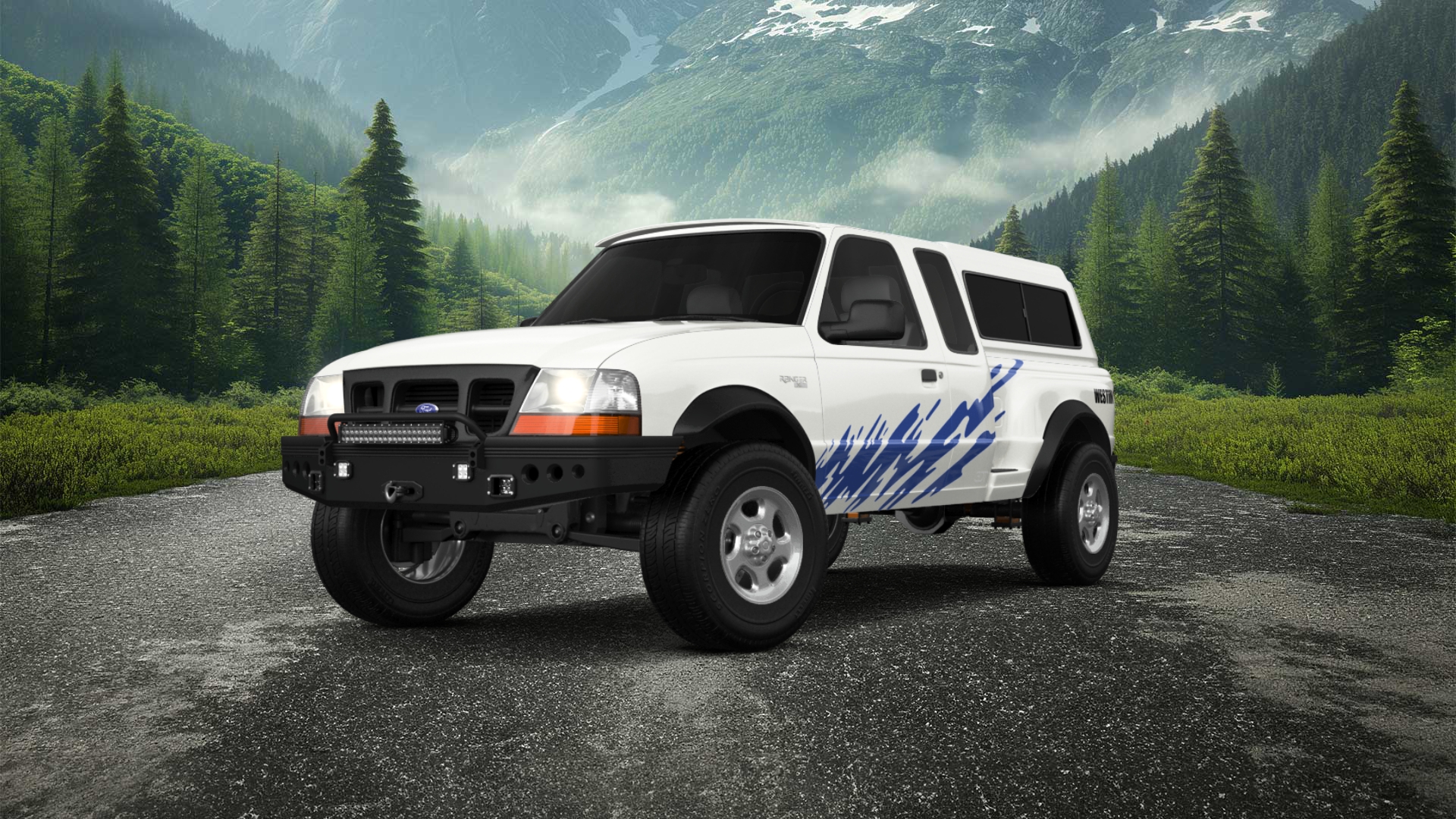 Ford Ranger Flareside 2 Door pickup truck 1998 tuning