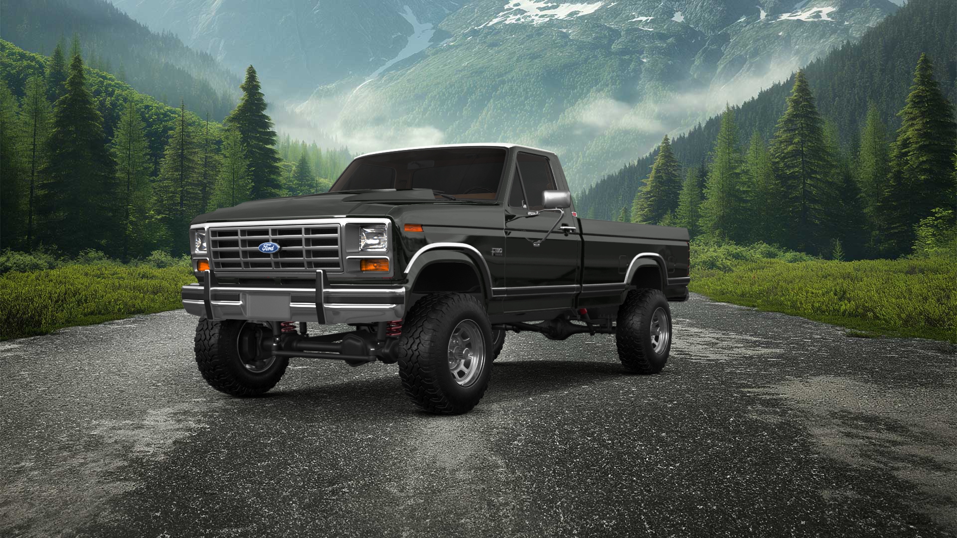 Ford F-150 2 Door pickup truck 1986