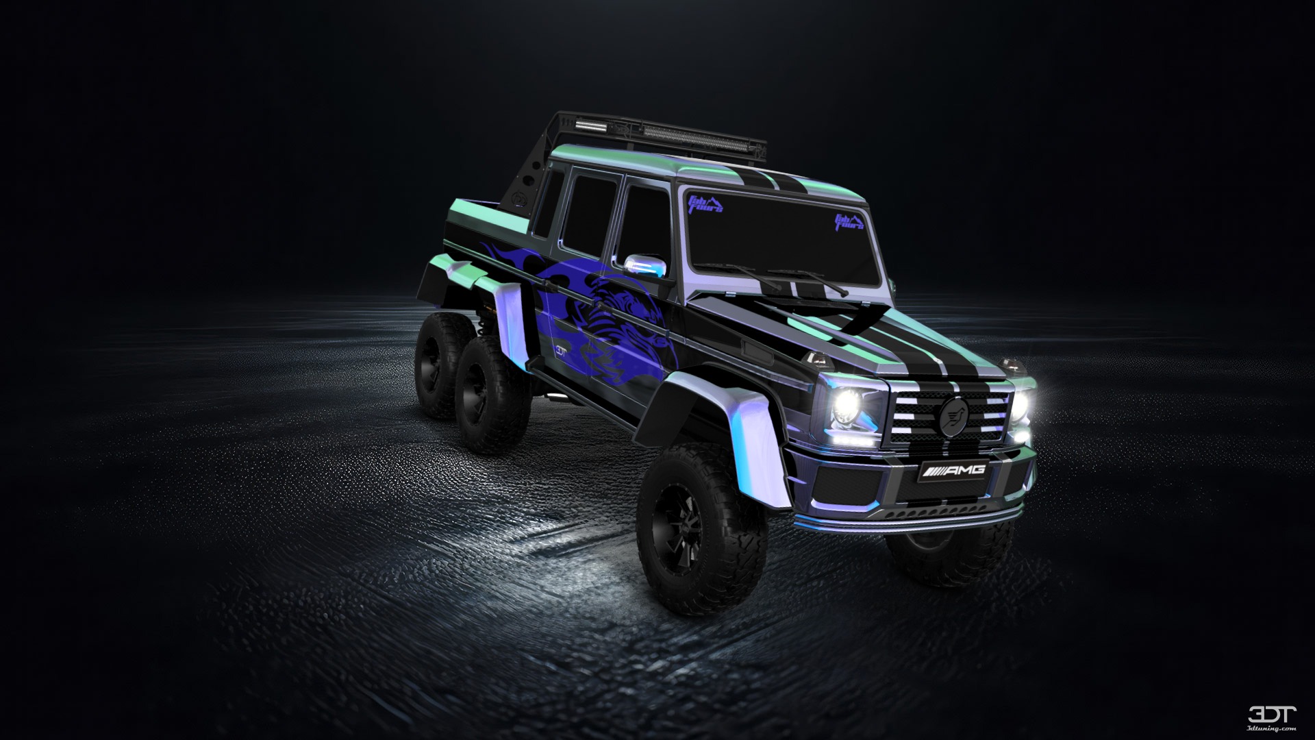Mercedes G 63 AMG 6x6 4 Door pickup truck 2013