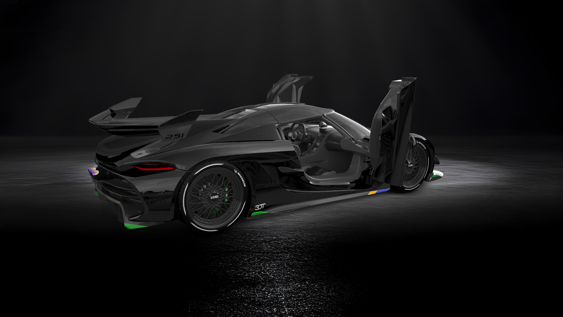 Koenigsegg Jesko 2 door targa top 2020