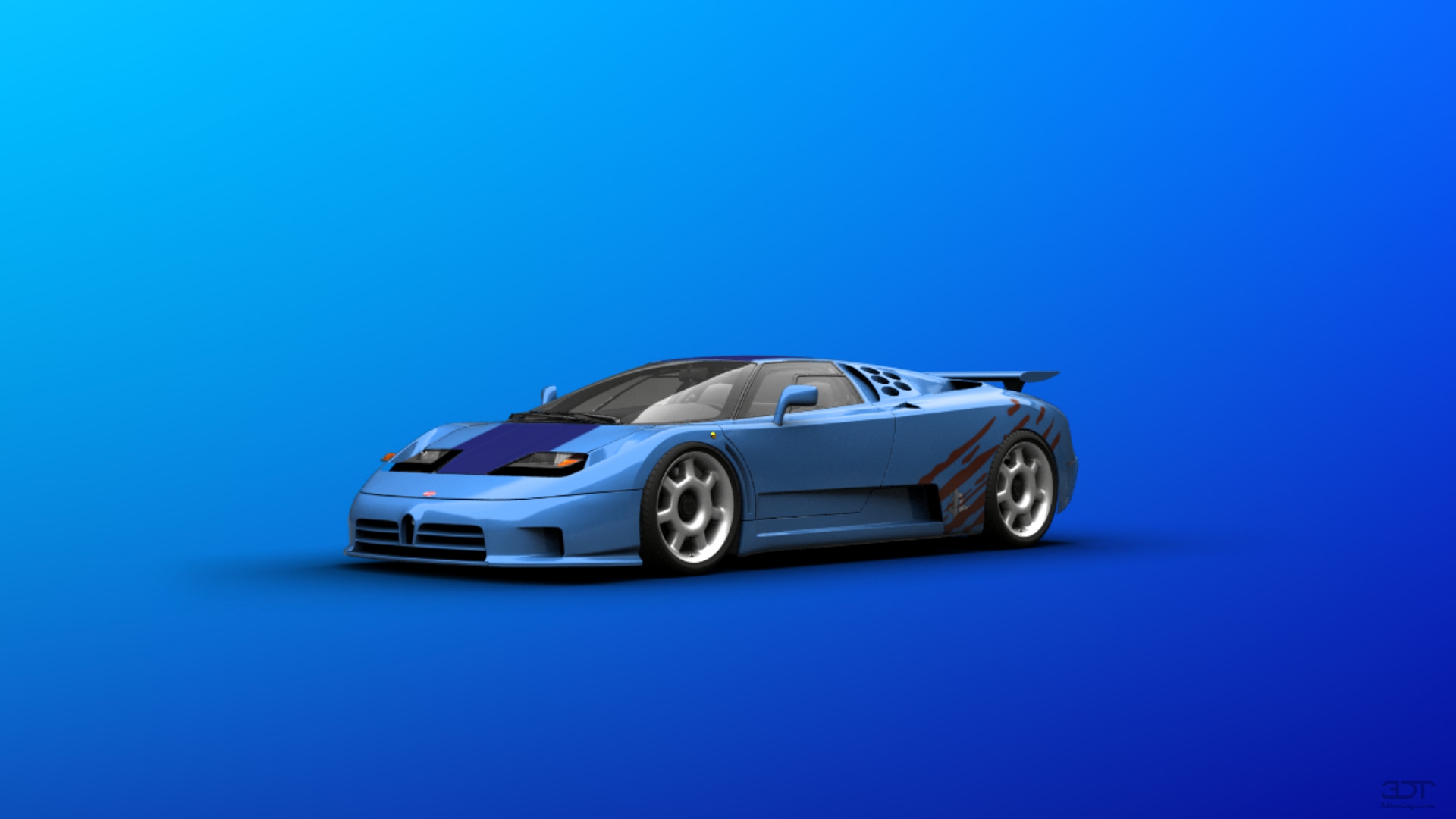 Bugatti EB110 Coupe 1992 tuning