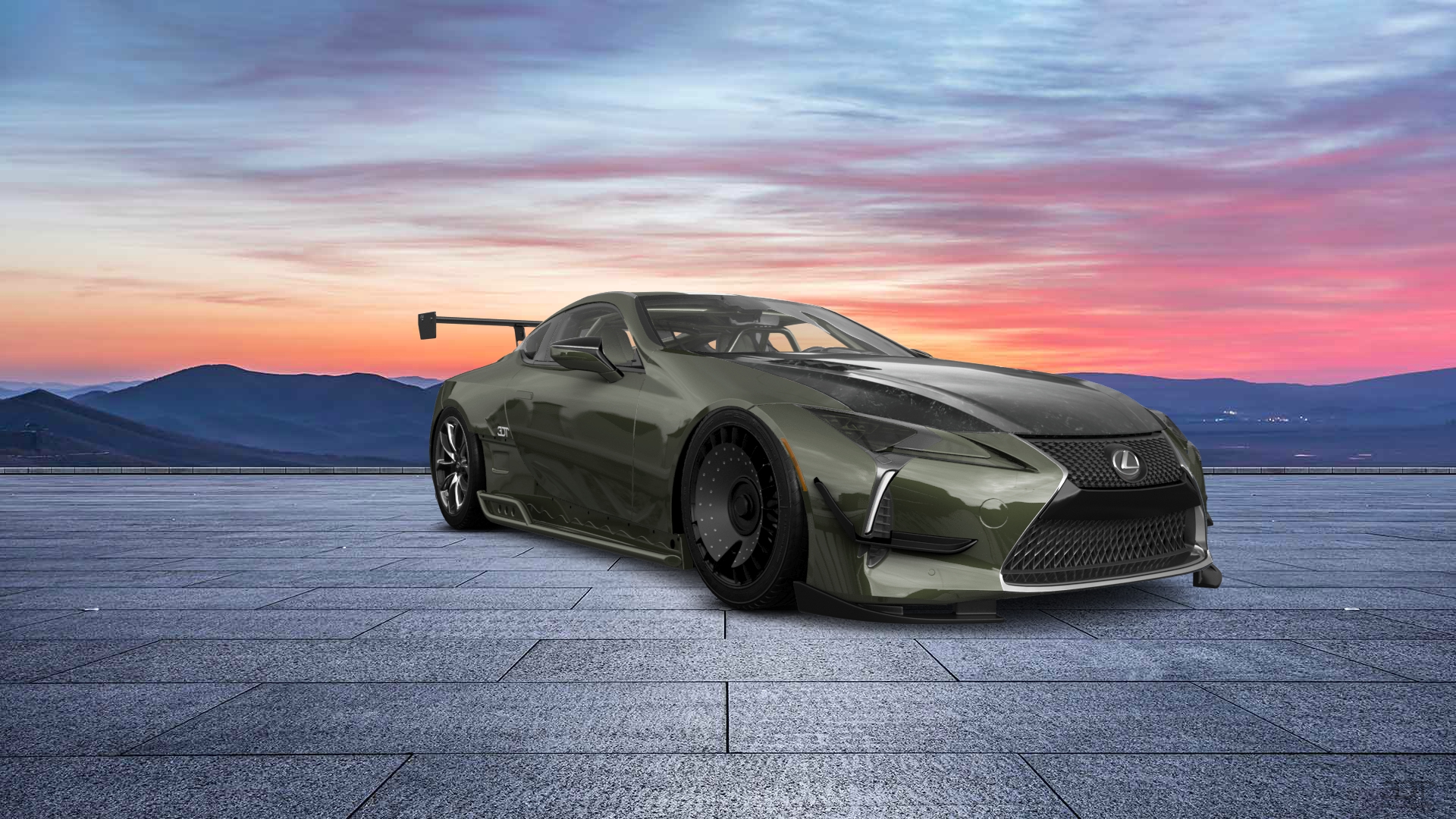 Lexus LC500 2 door fastback coupe 2017 tuning