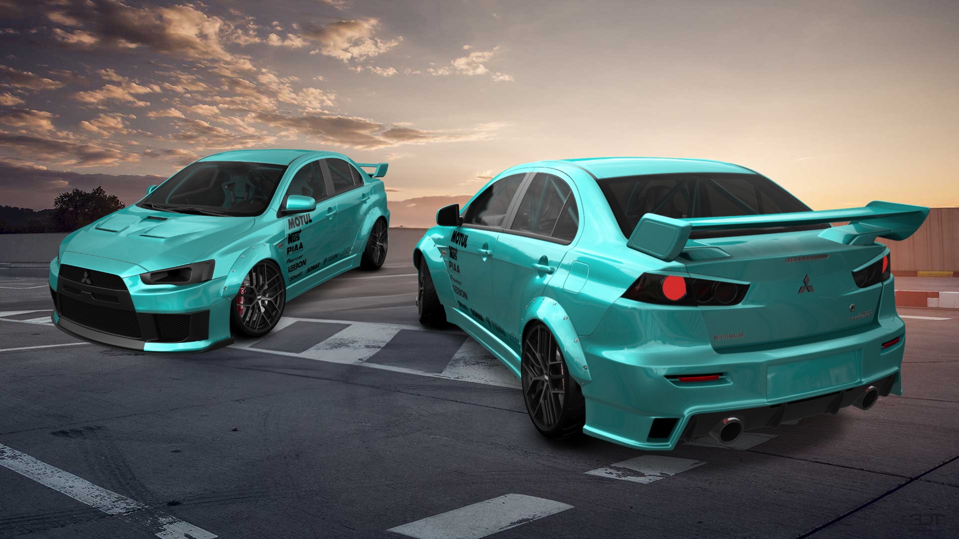 Mitsubishi Lancer Evolution X Sedan 2008