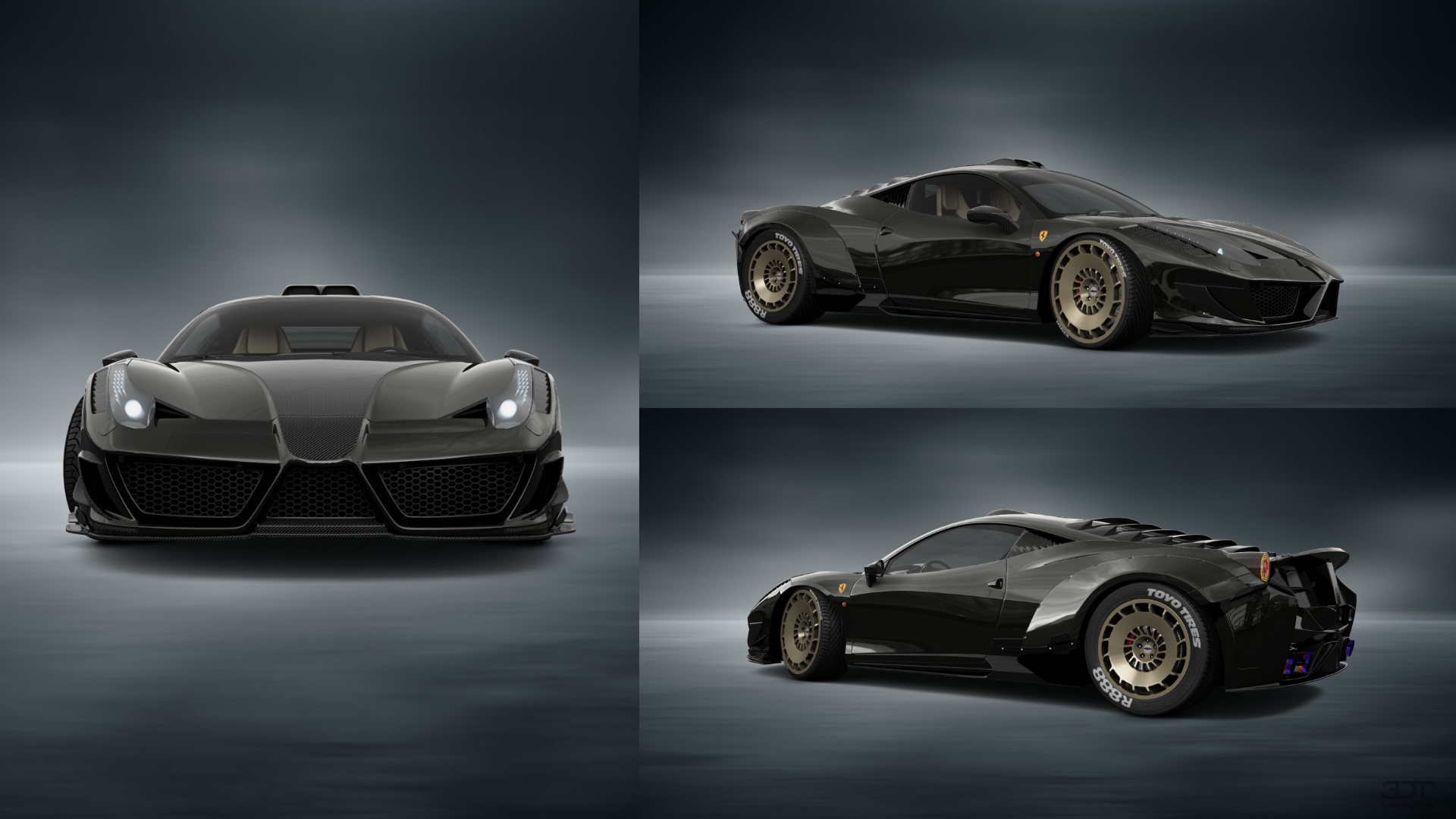 Ferrari 458 Italia 2 door spider 2010 tuning
