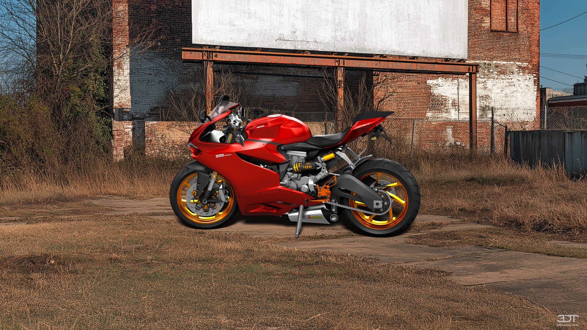 Ducati 899 Panigale Sport Bike 2015 tuning