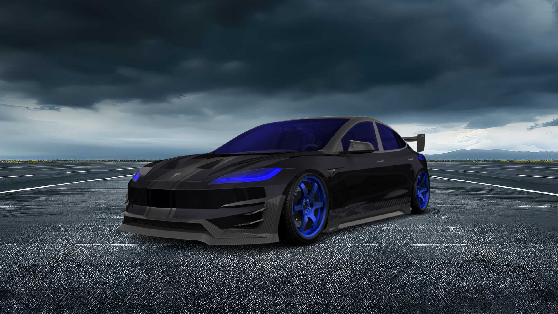 Tesla Model 3 4 Door Saloon 2023 tuning