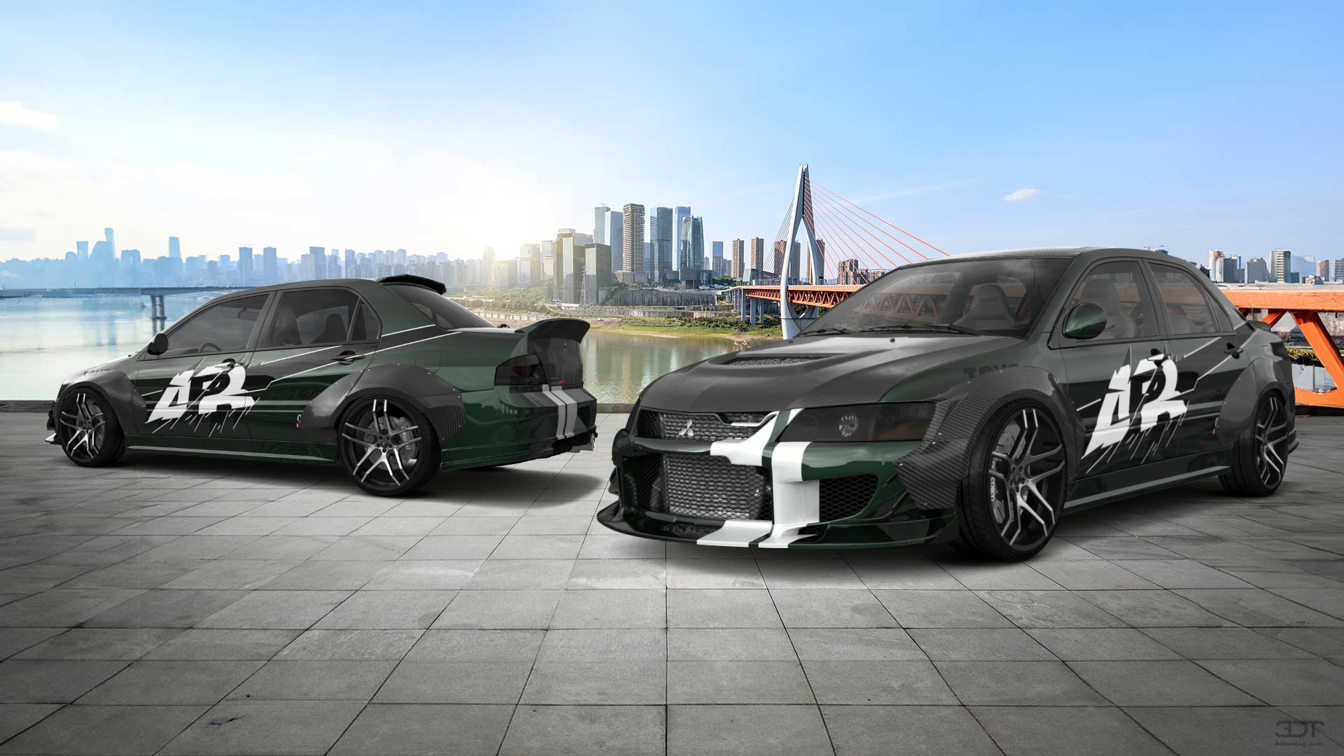 Mitsubishi Lancer Evo IX 4 Door Saloon 2005 tuning