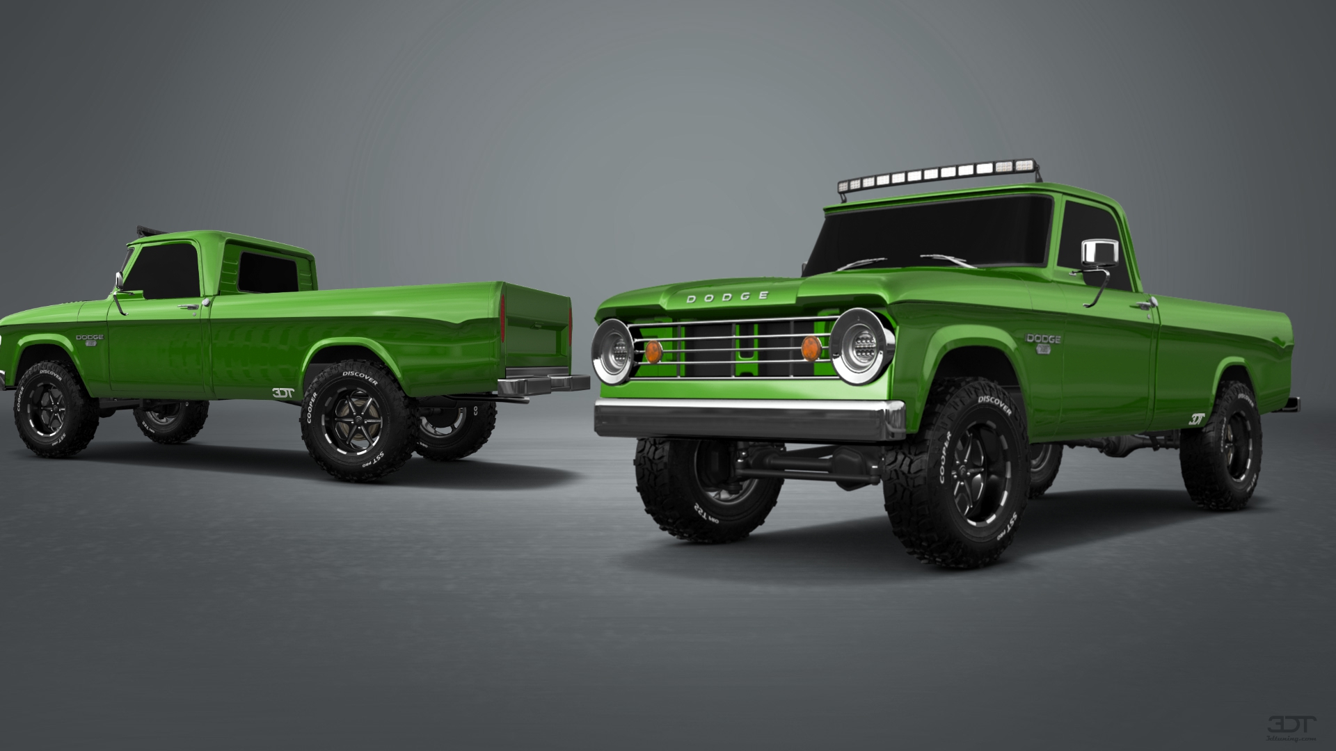 Dodge Power Wagon W200 2 Door pickup truck 1966 tuning