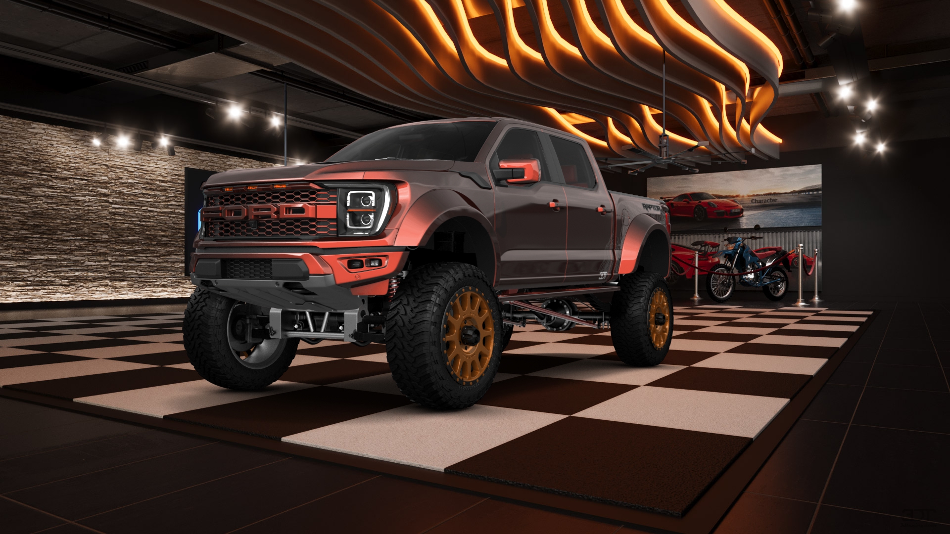 Ford F-150 Raptor 4 Door pickup truck 2021