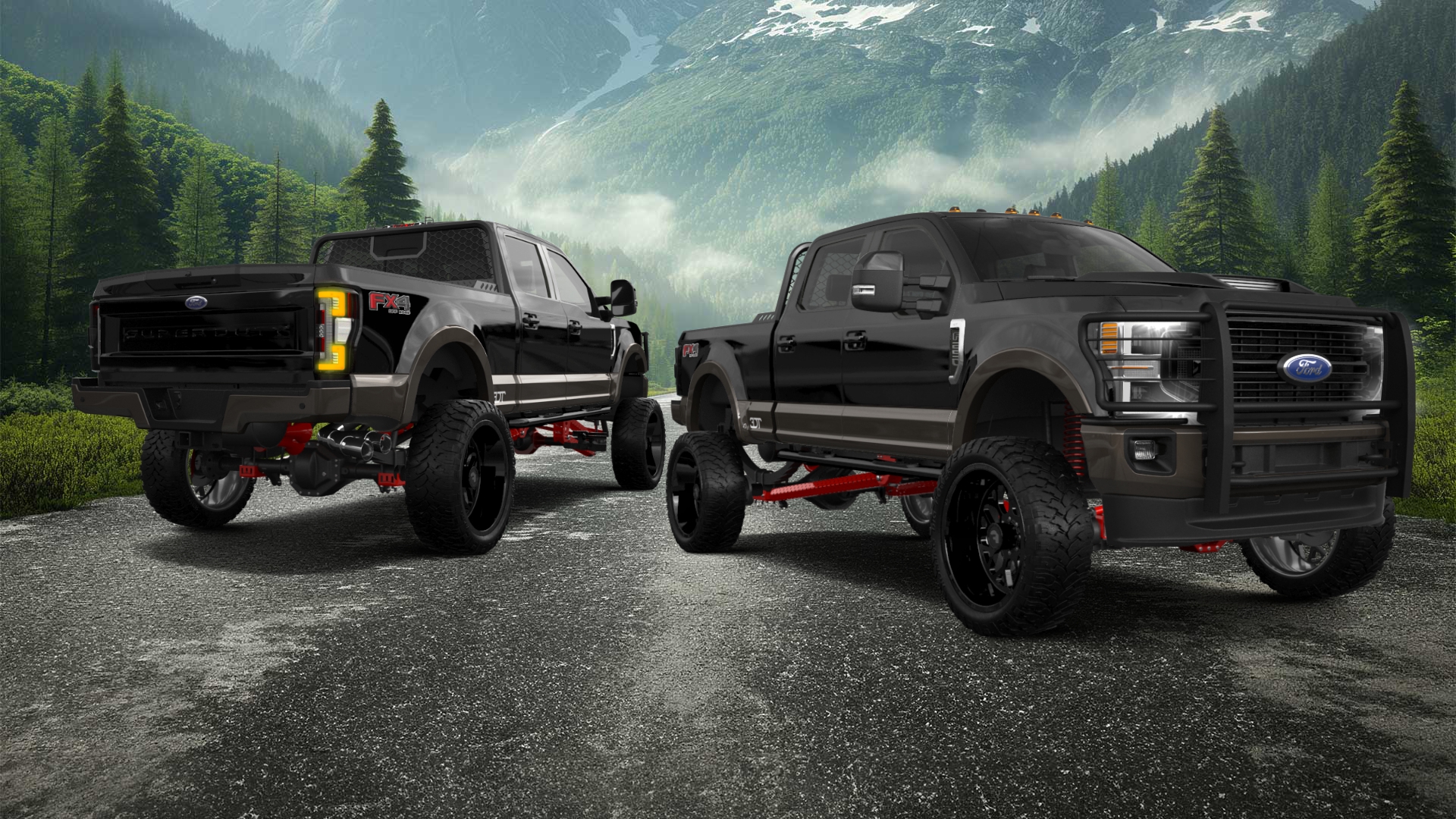 Ford F-250 4 Door pickup truck 2021