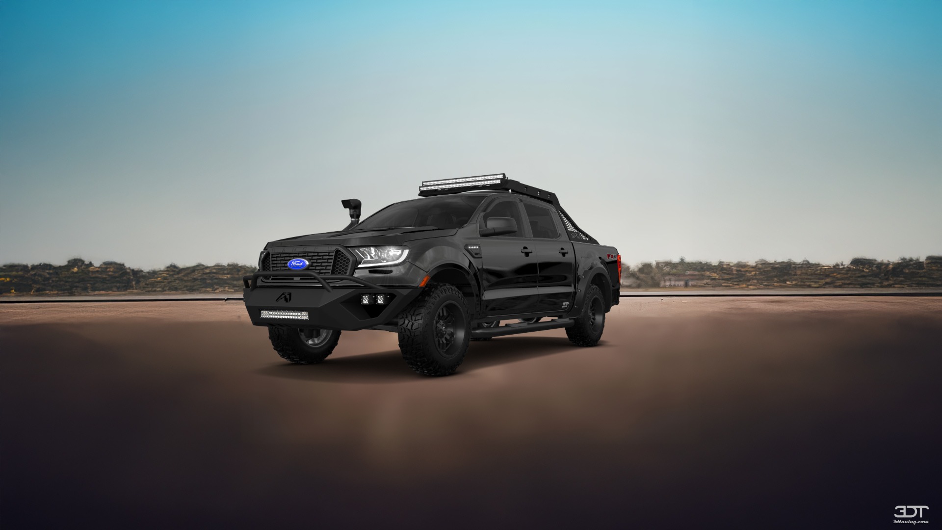 Ford Ranger 4 Door pickup truck 2019 tuning