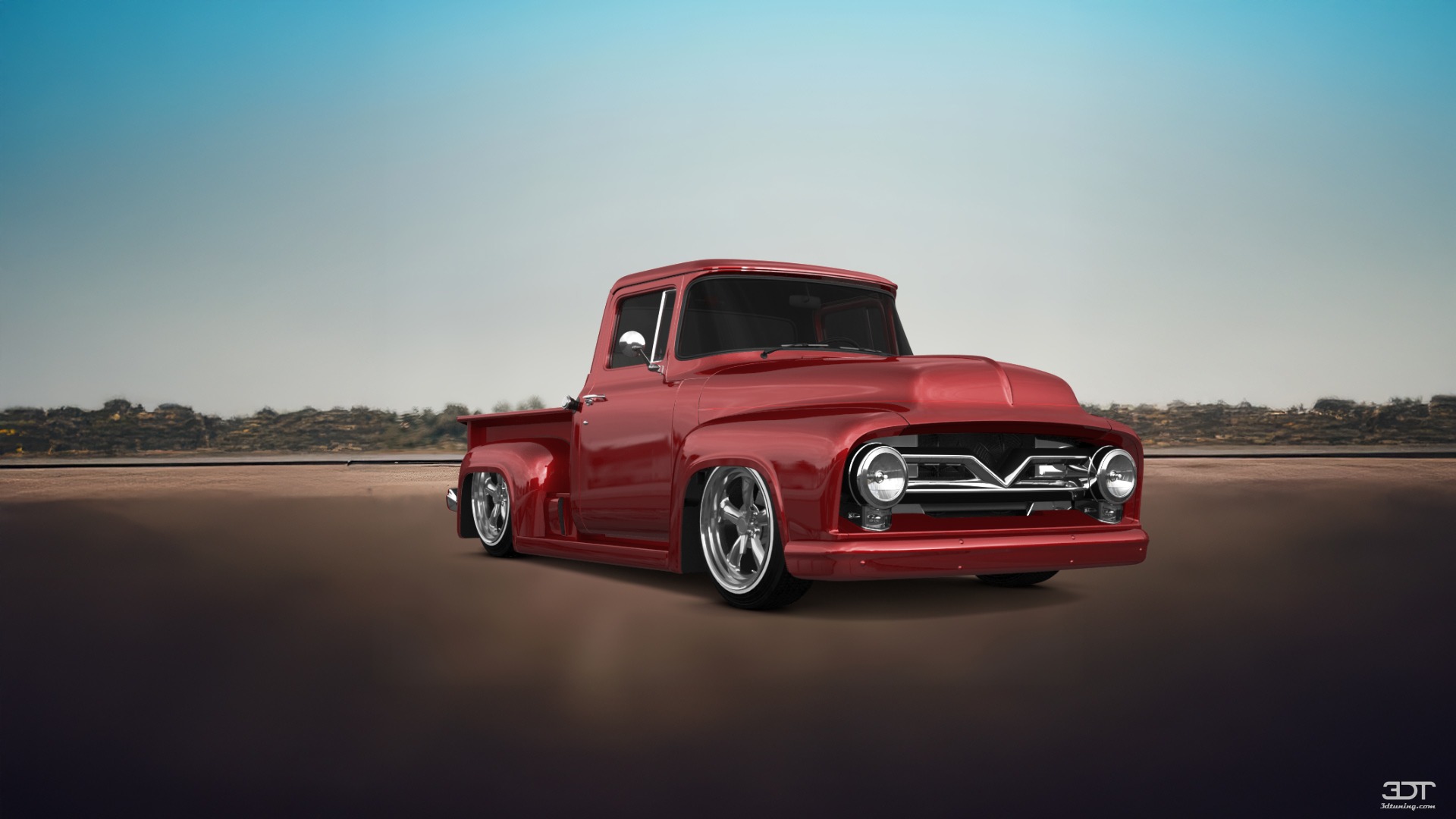 Ford F-100 2 Door truck 1956 tuning