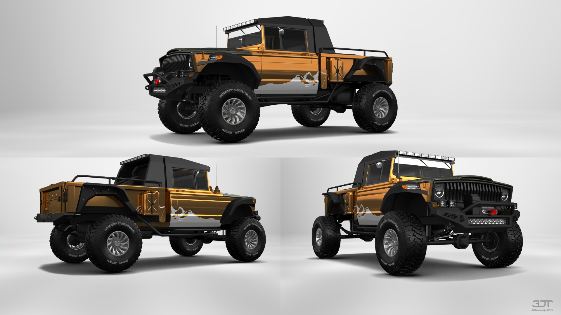 Jeep Kaiser M715 2 Door pickup truck 1968 tuning