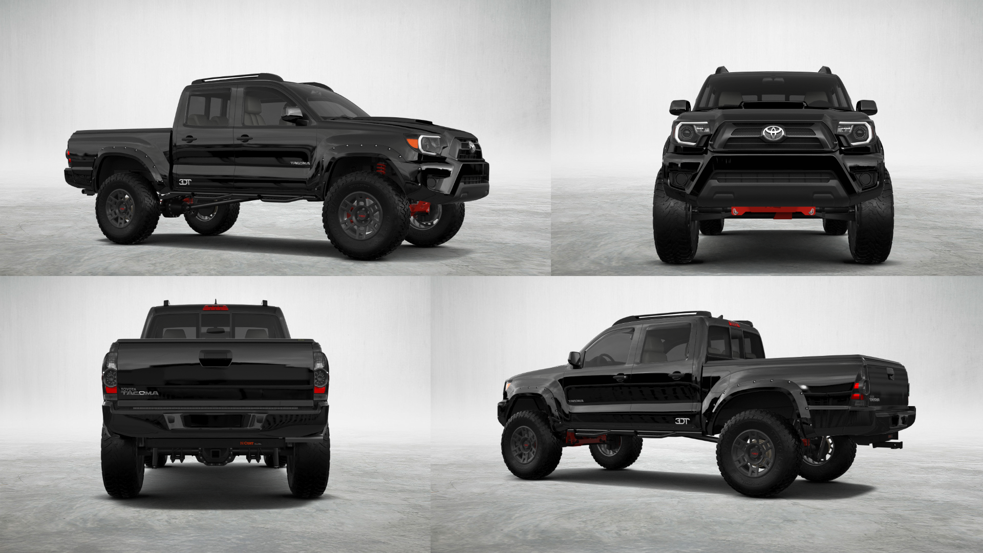 Toyota Tacoma Crew Cab 5.1 ft box 4 Door pickup truck 2012 tuning