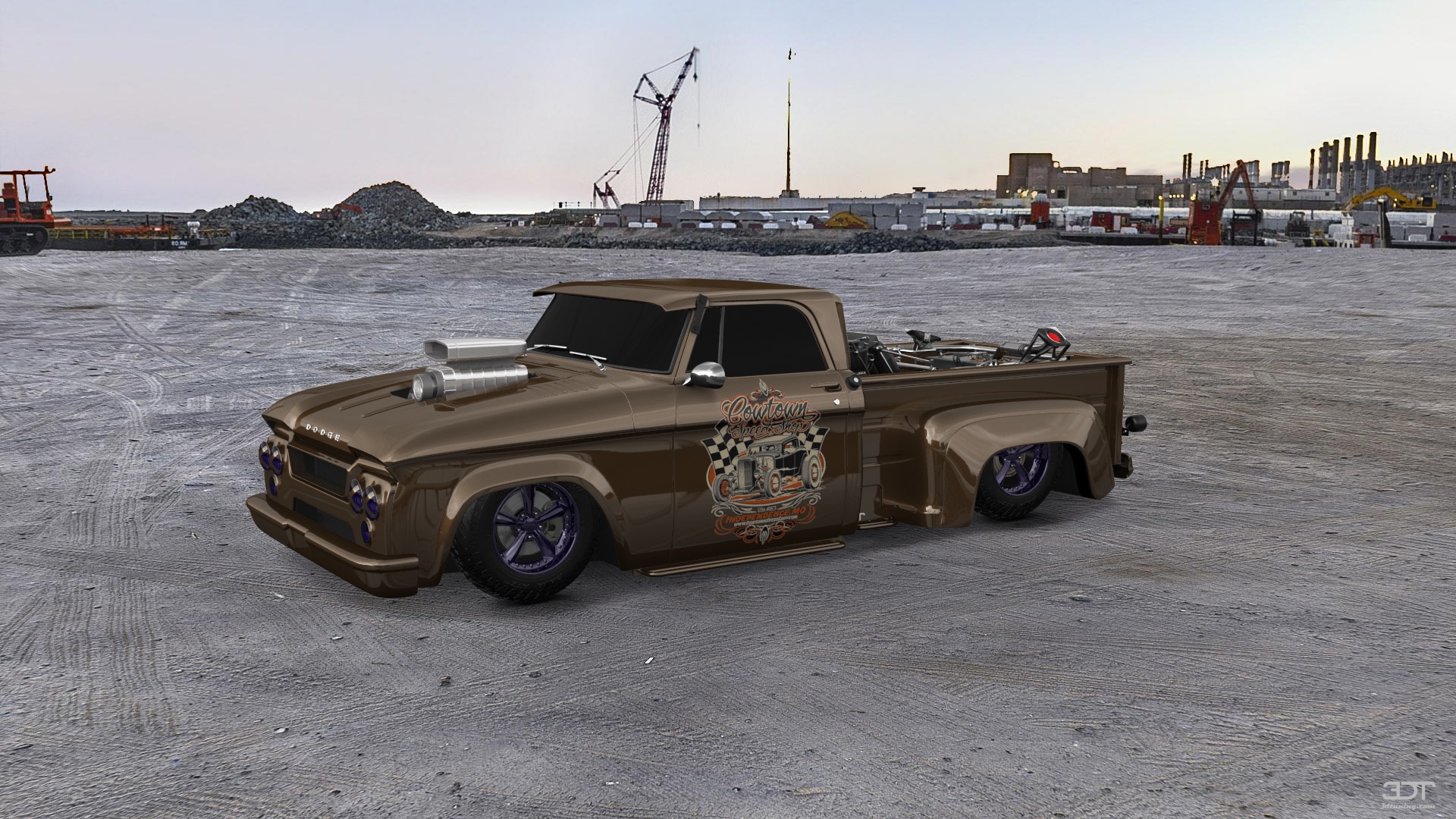 Dodge D-100 Stepside 2 Door pickup truck 1961