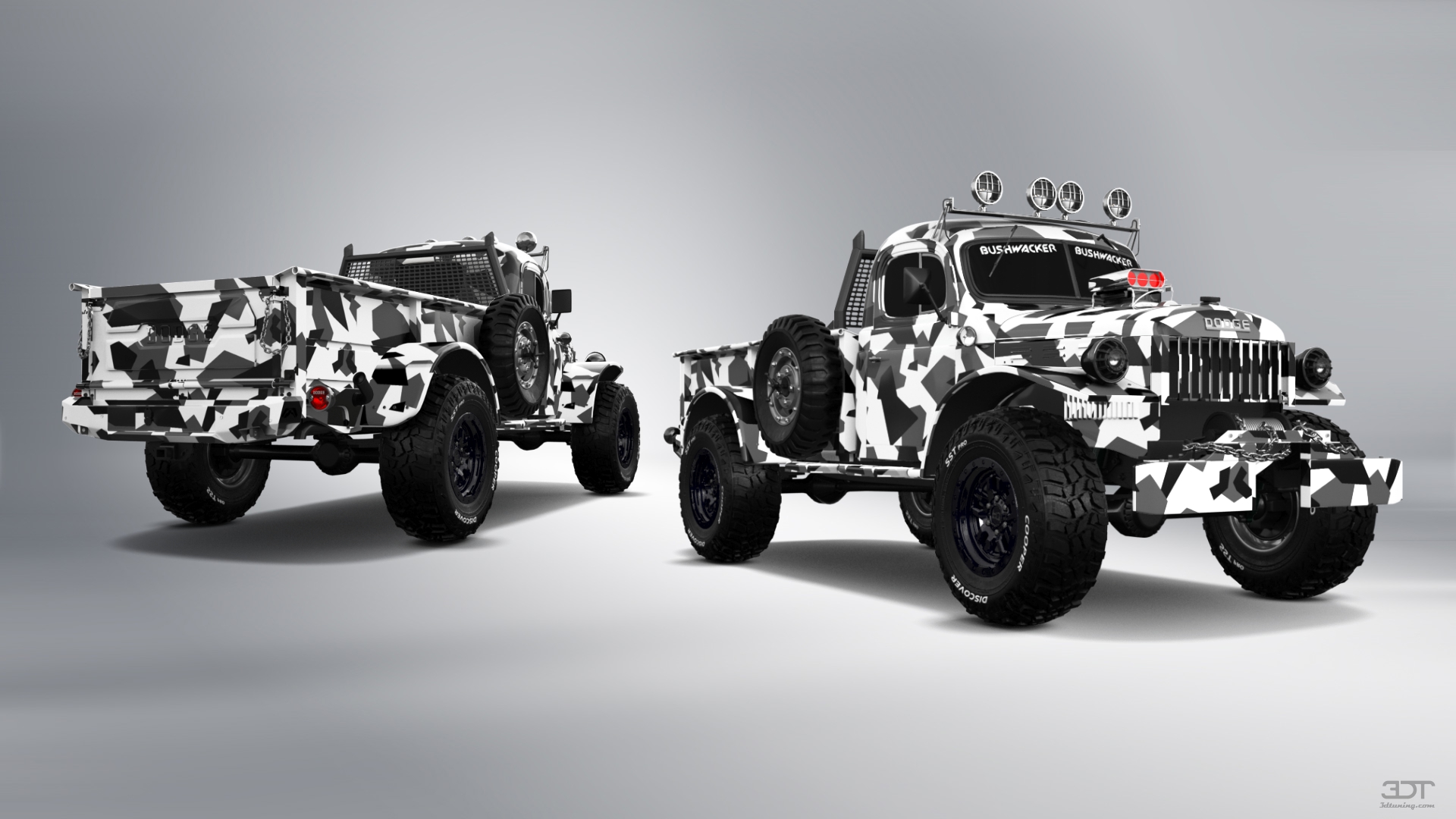 Dodge Power Wagon 2 Door pickup truck 1947 tuning